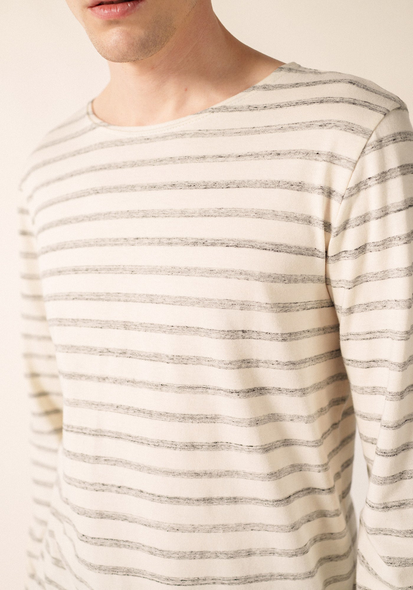Beille Breton Shirt (ECRU/GRIS)