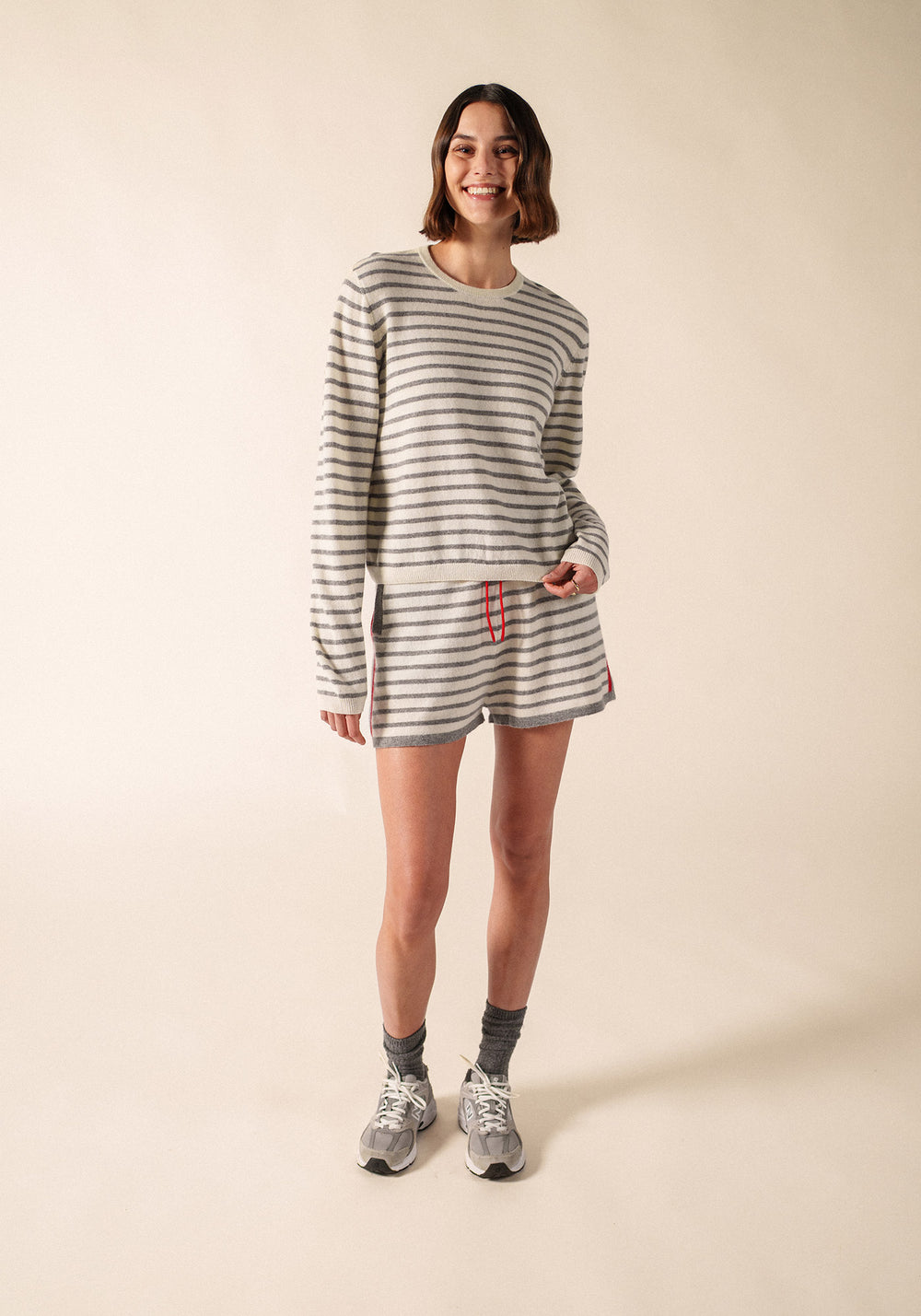 Jersey de Port Willunga x Collette Dinnigan (ECUME/GRIS CHINE)