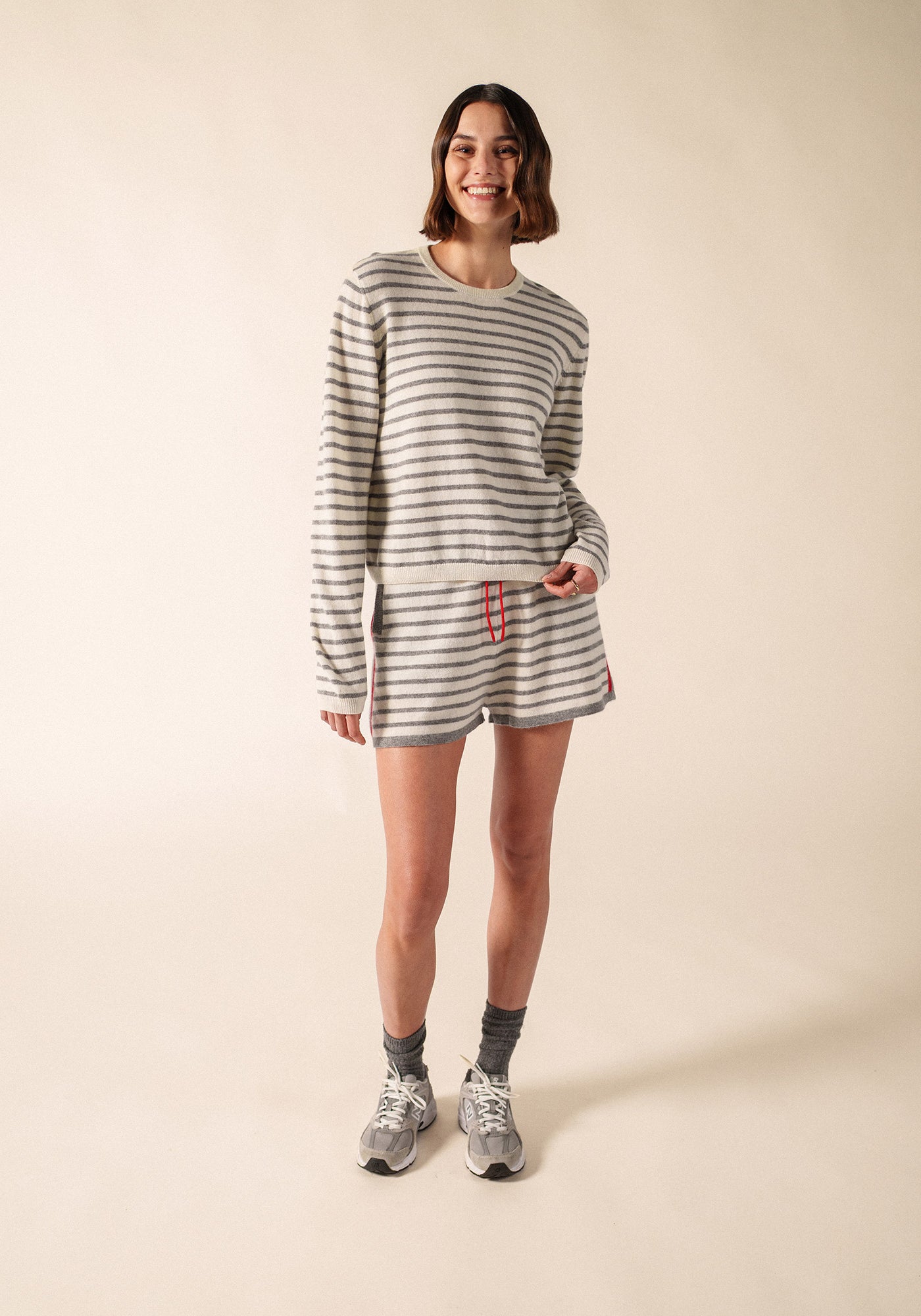 Jersey de Port Willunga x Collette Dinnigan (ECUME/GRIS CHINE)