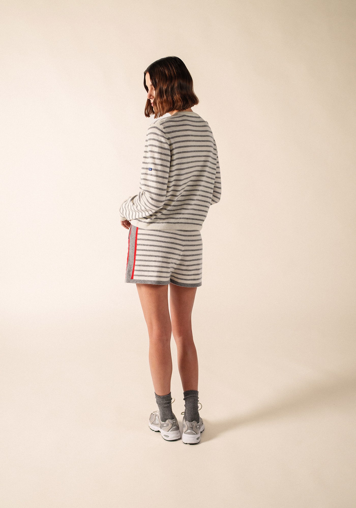 Jersey de Port Willunga x Collette Dinnigan (ECUME/GRIS CHINE)