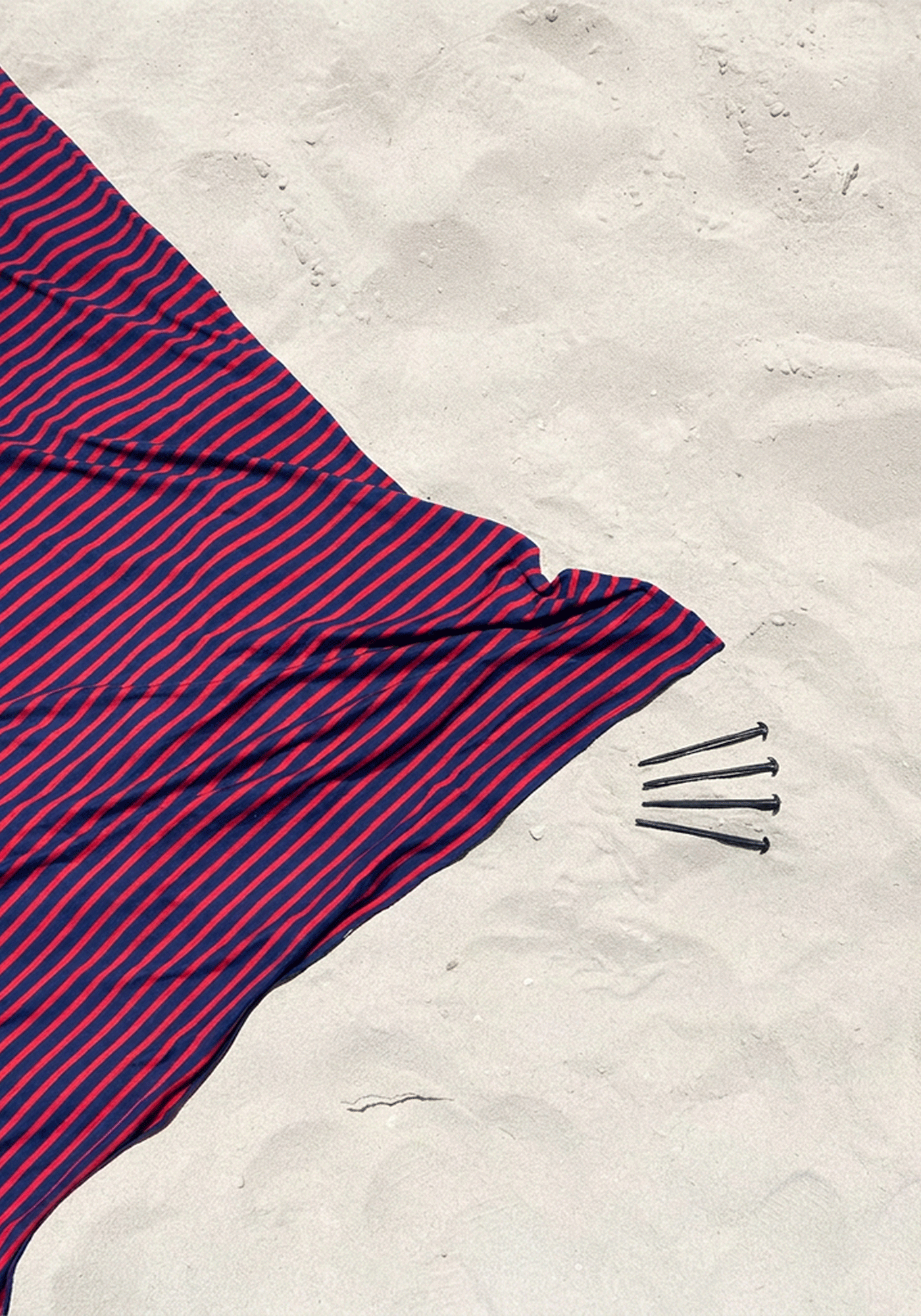 XXL beach towel x Obaba (MARINE/TULIPE)