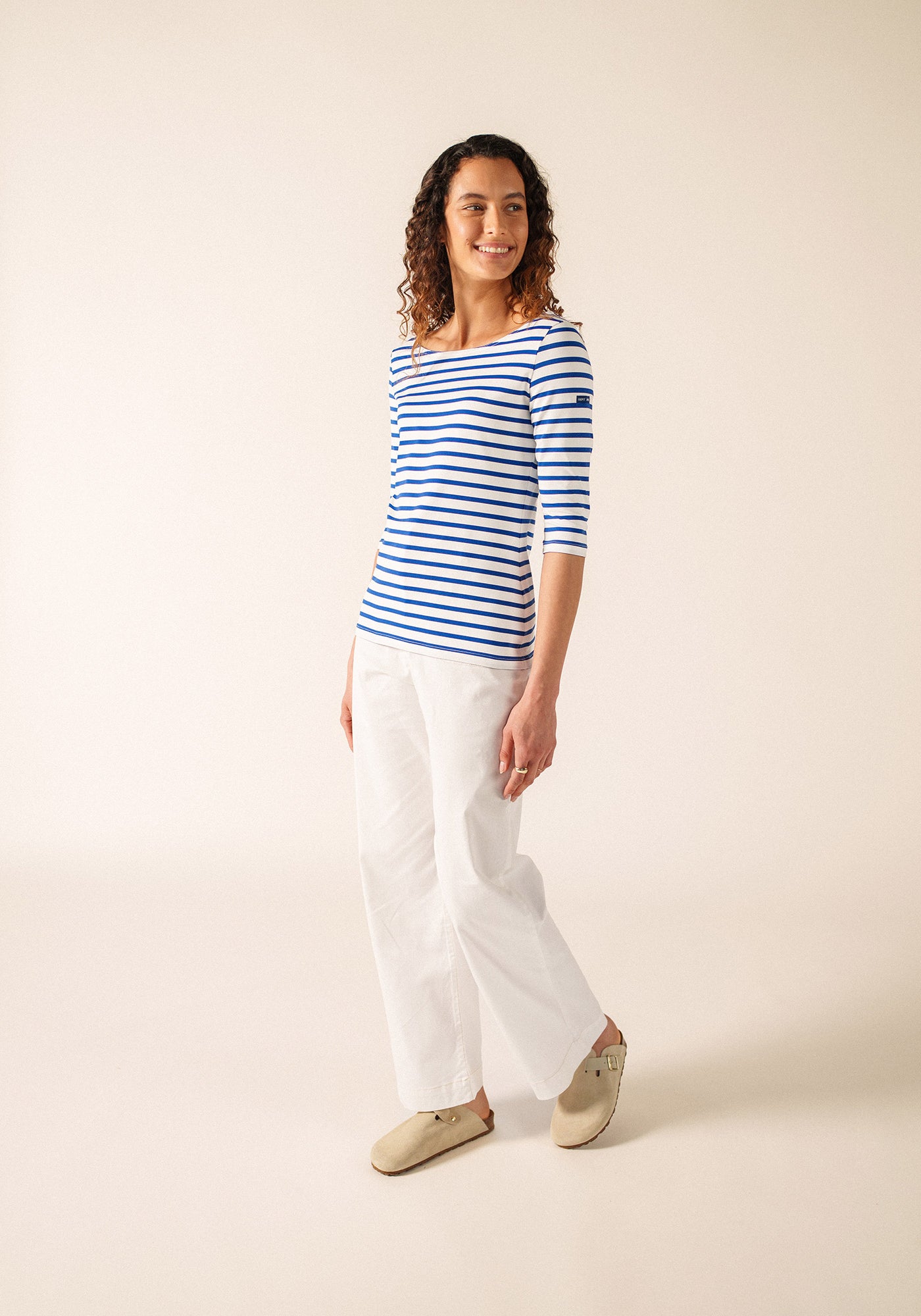 Camisa bretona de Garde-Côte (NEIGE/GITANE)