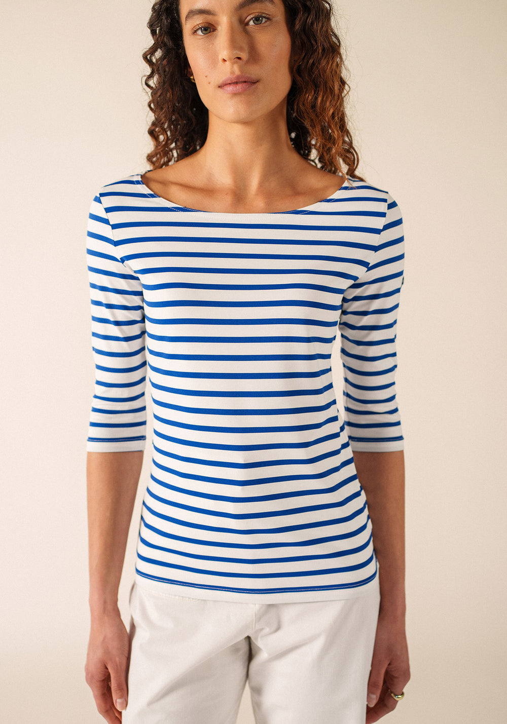 Camisa bretona de Garde-Côte (NEIGE/GITANE)