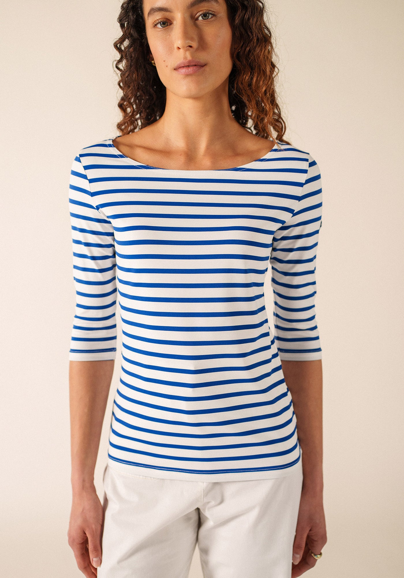 Camisa bretona de Garde-Côte (NEIGE/GITANE)