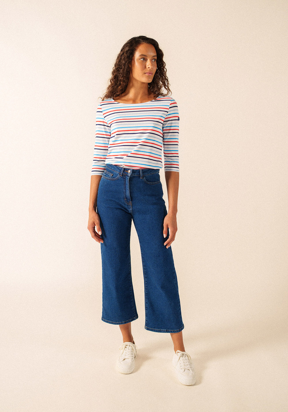 Camisa Garde Côte Breton (NEIGE/FLOT)