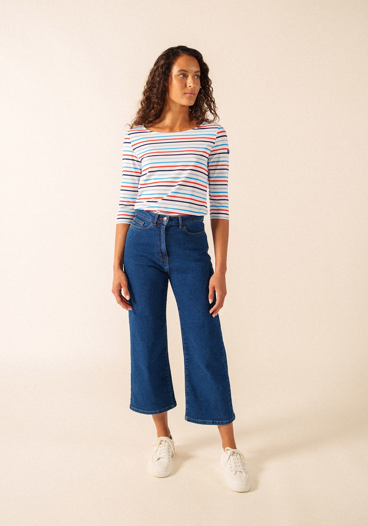 Camisa Garde Côte Breton (NEIGE/FLOT)