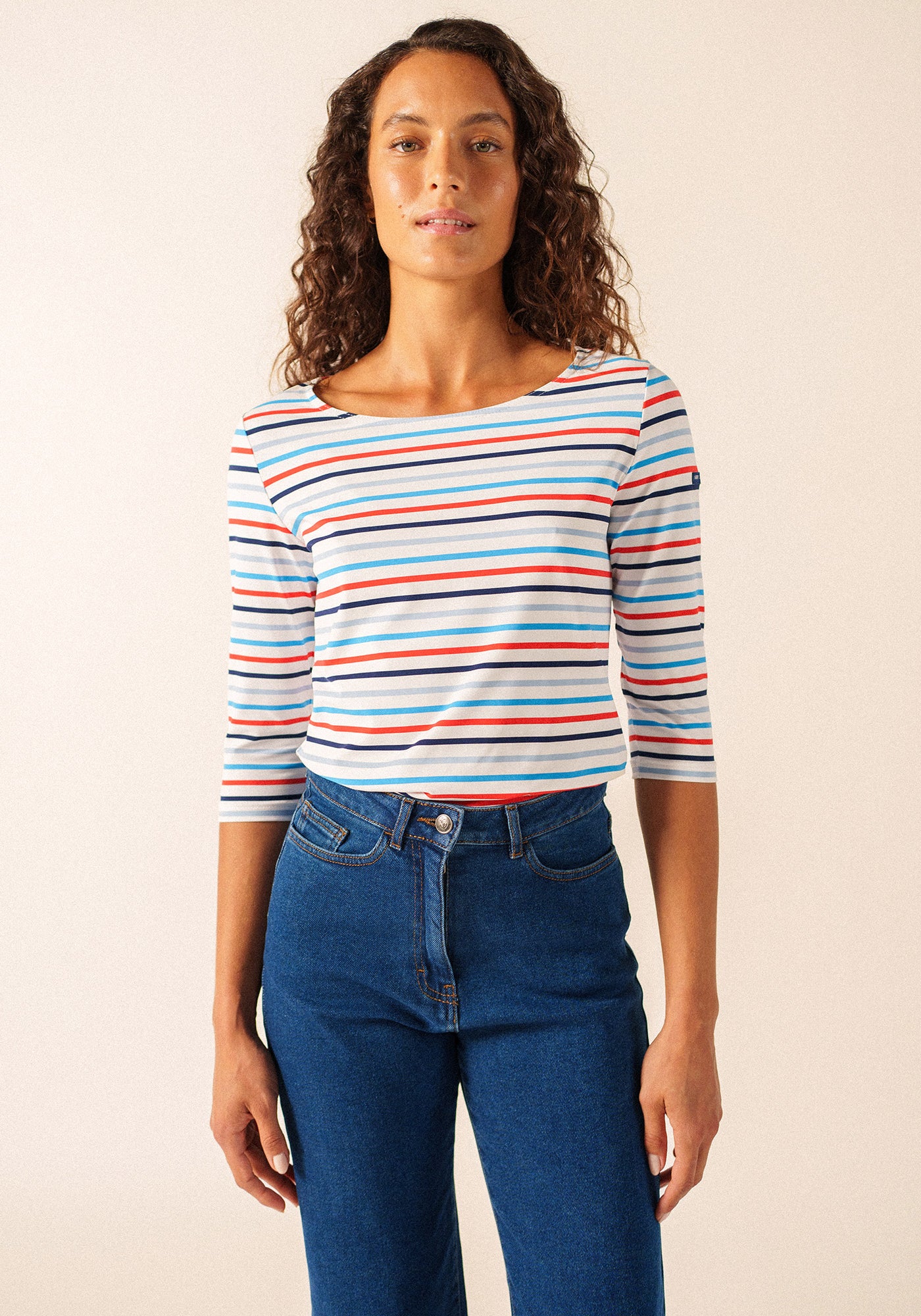 Camisa Garde Côte Breton (NEIGE/FLOT)