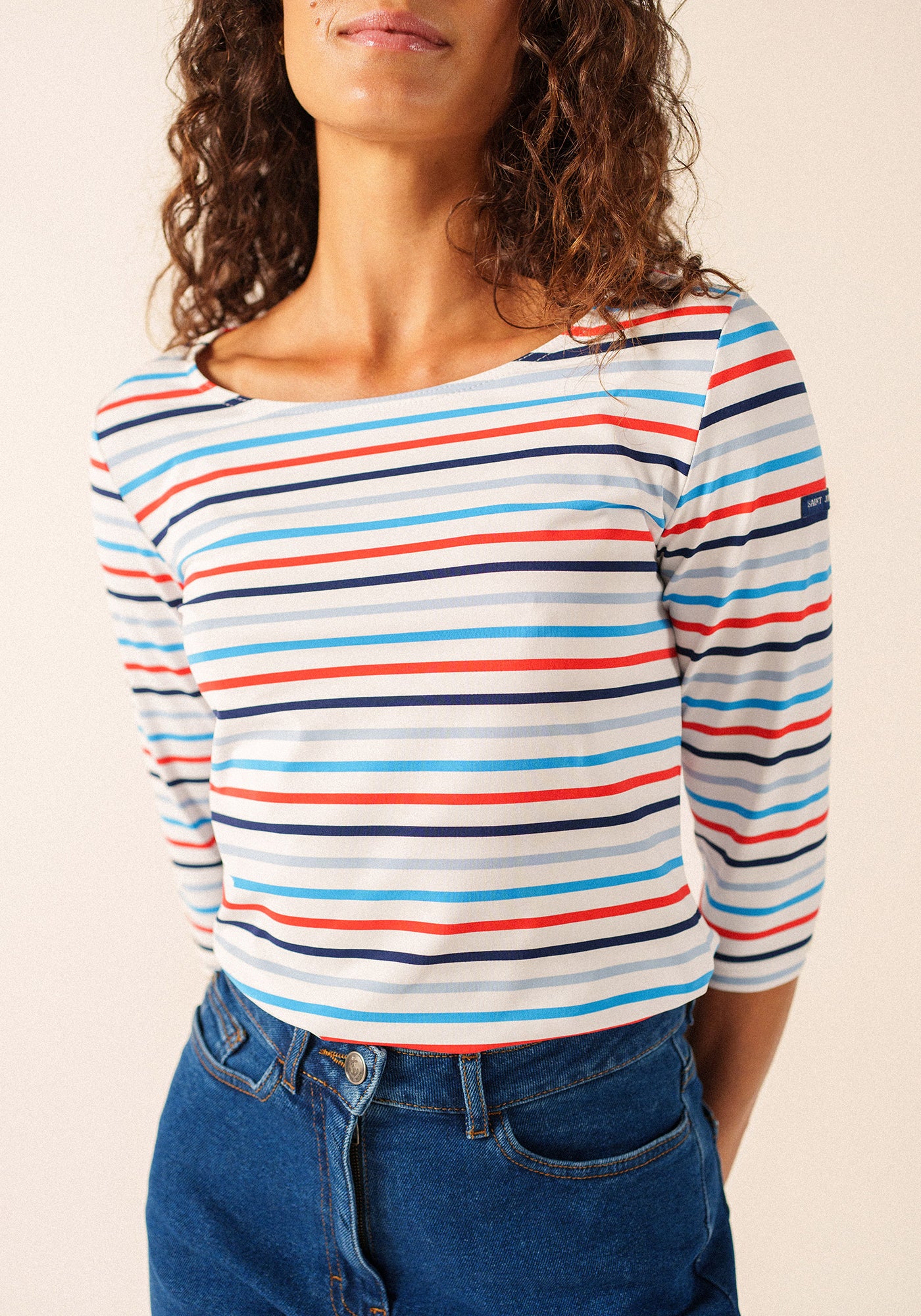 Camisa Garde Côte Breton (NEIGE/FLOT)