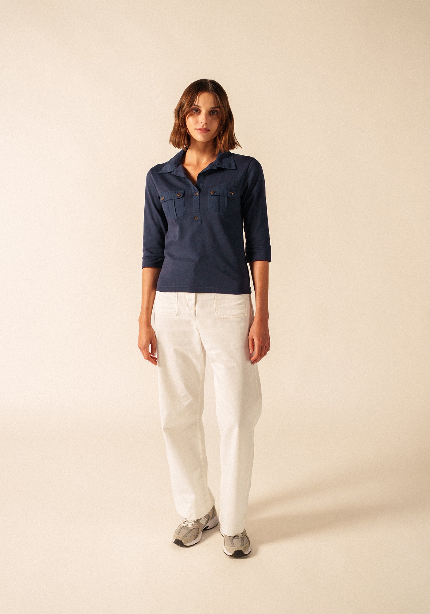 Oléron polo shirt (MARINE)