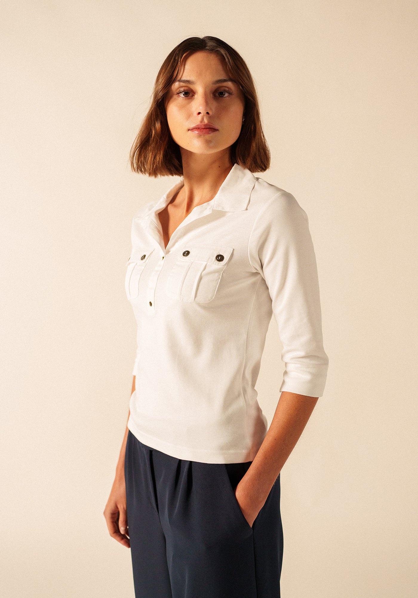 Oléron polo shirt (BLANC)