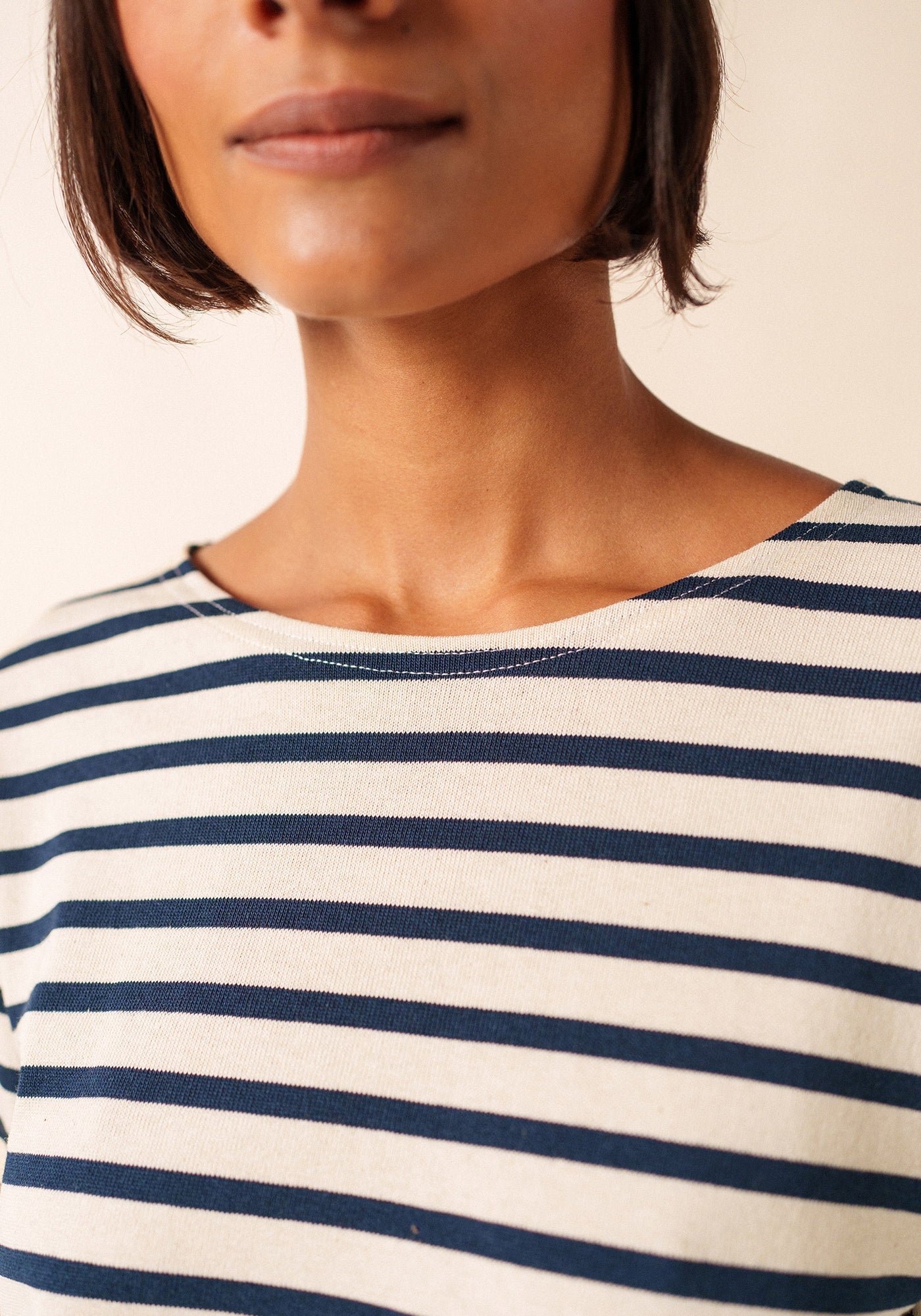 Méridien Breton shirt (ECRU/MARINE)