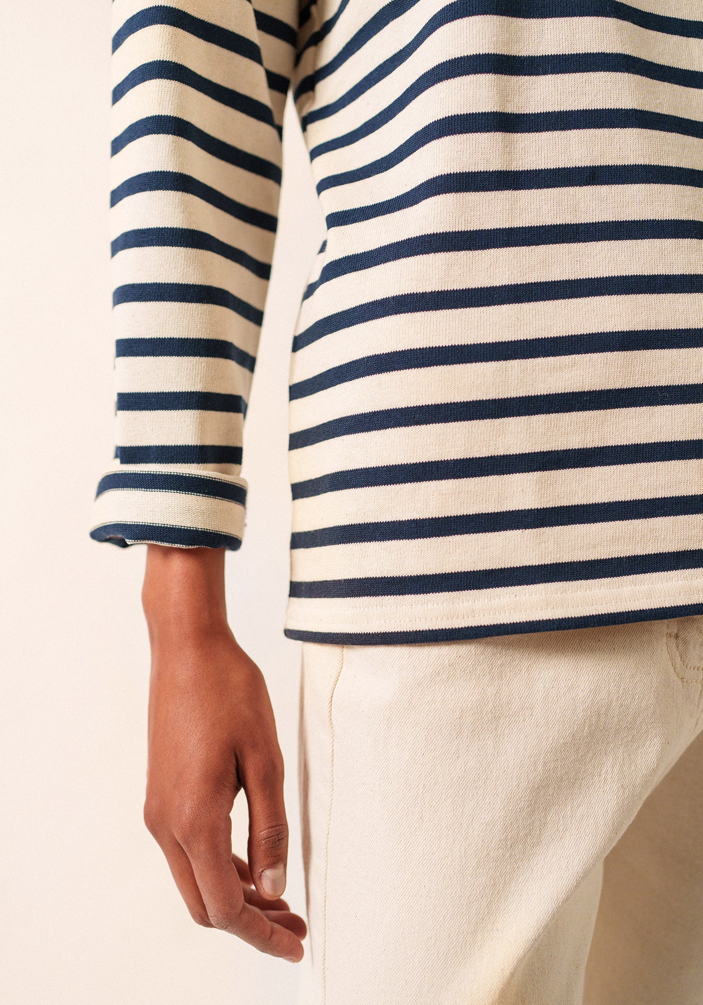 Méridien Breton shirt (ECRU/MARINE)