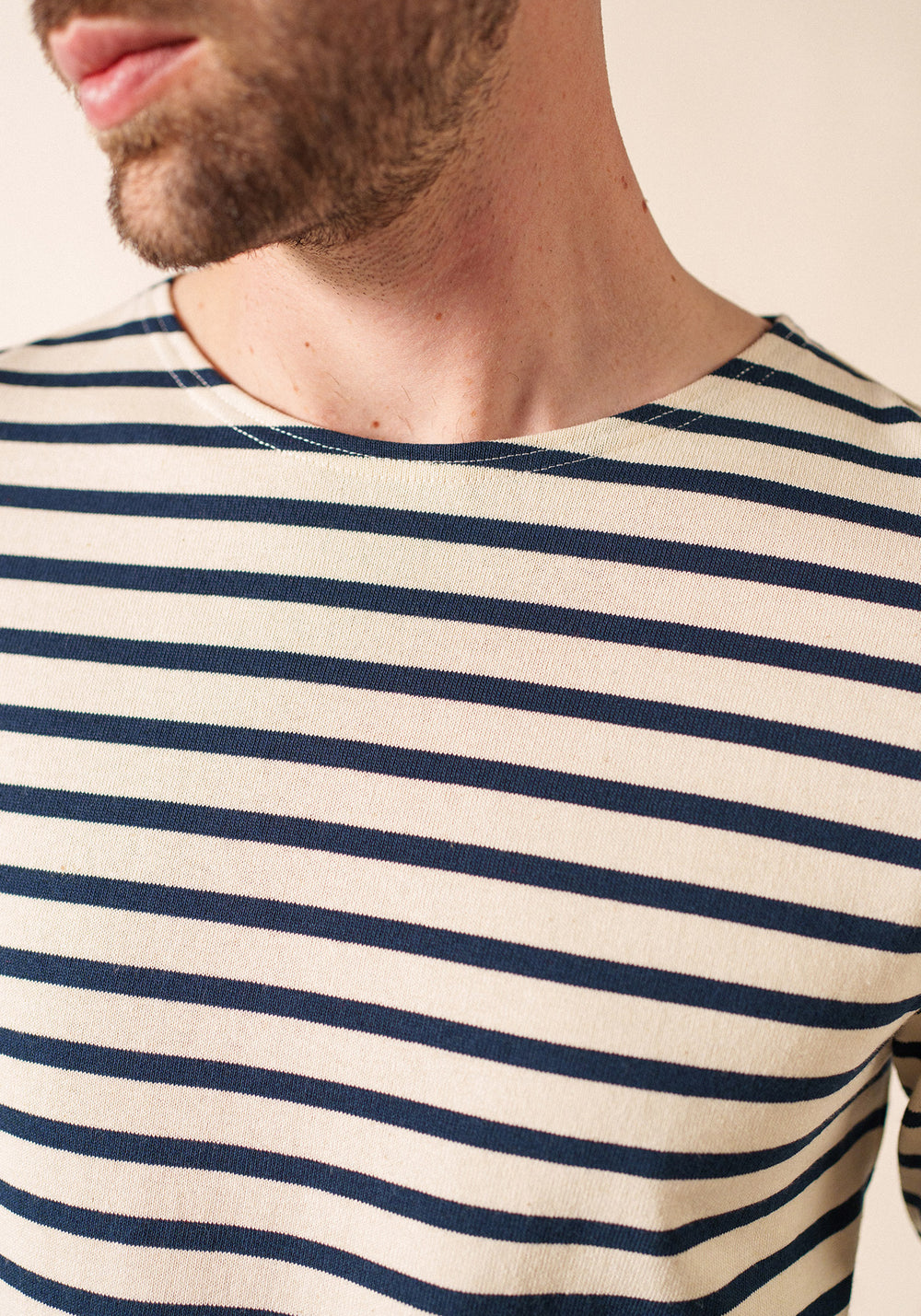 Méridien Breton shirt (ECRU/MARINE)