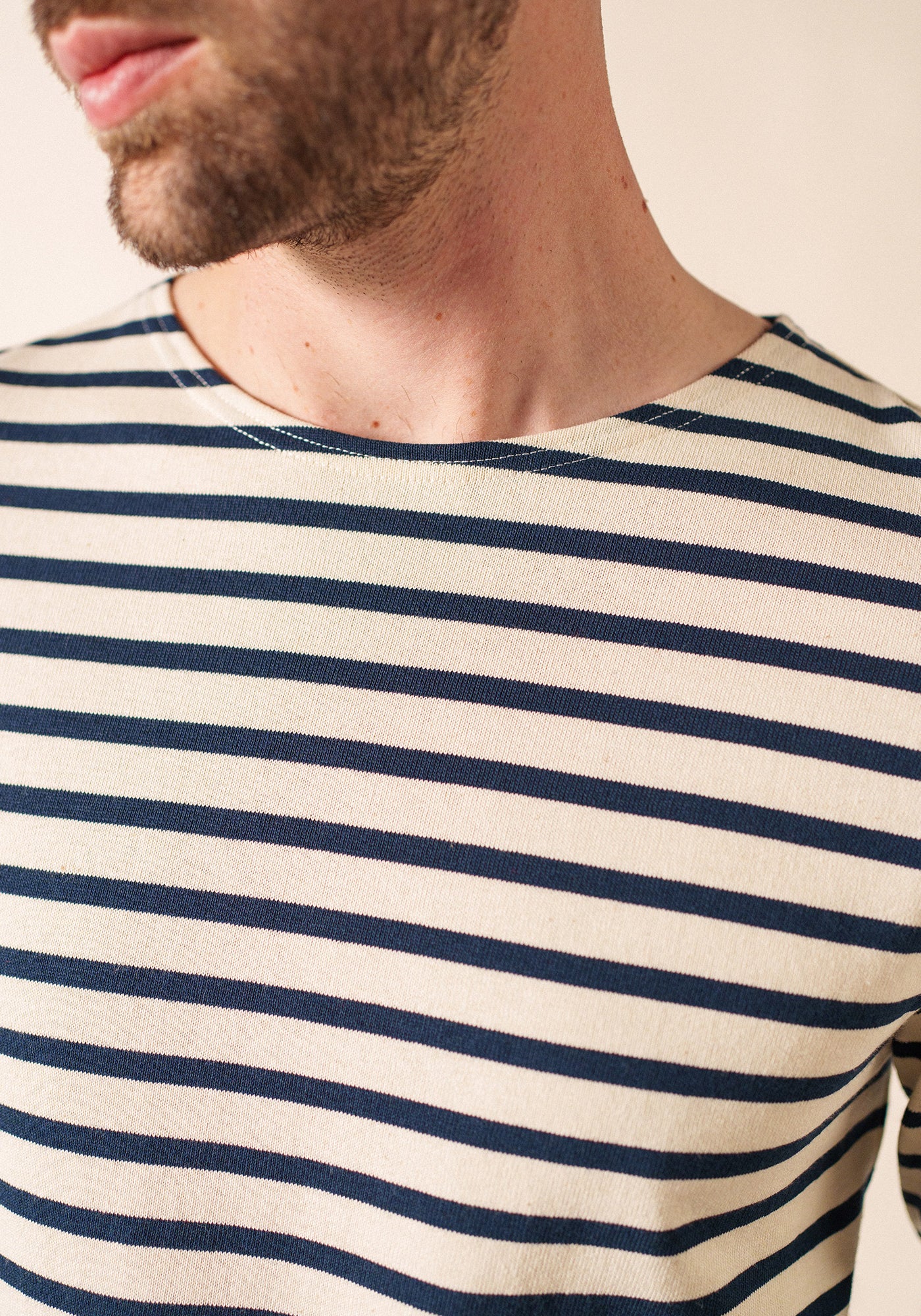 Méridien Breton shirt (ECRU/MARINE)