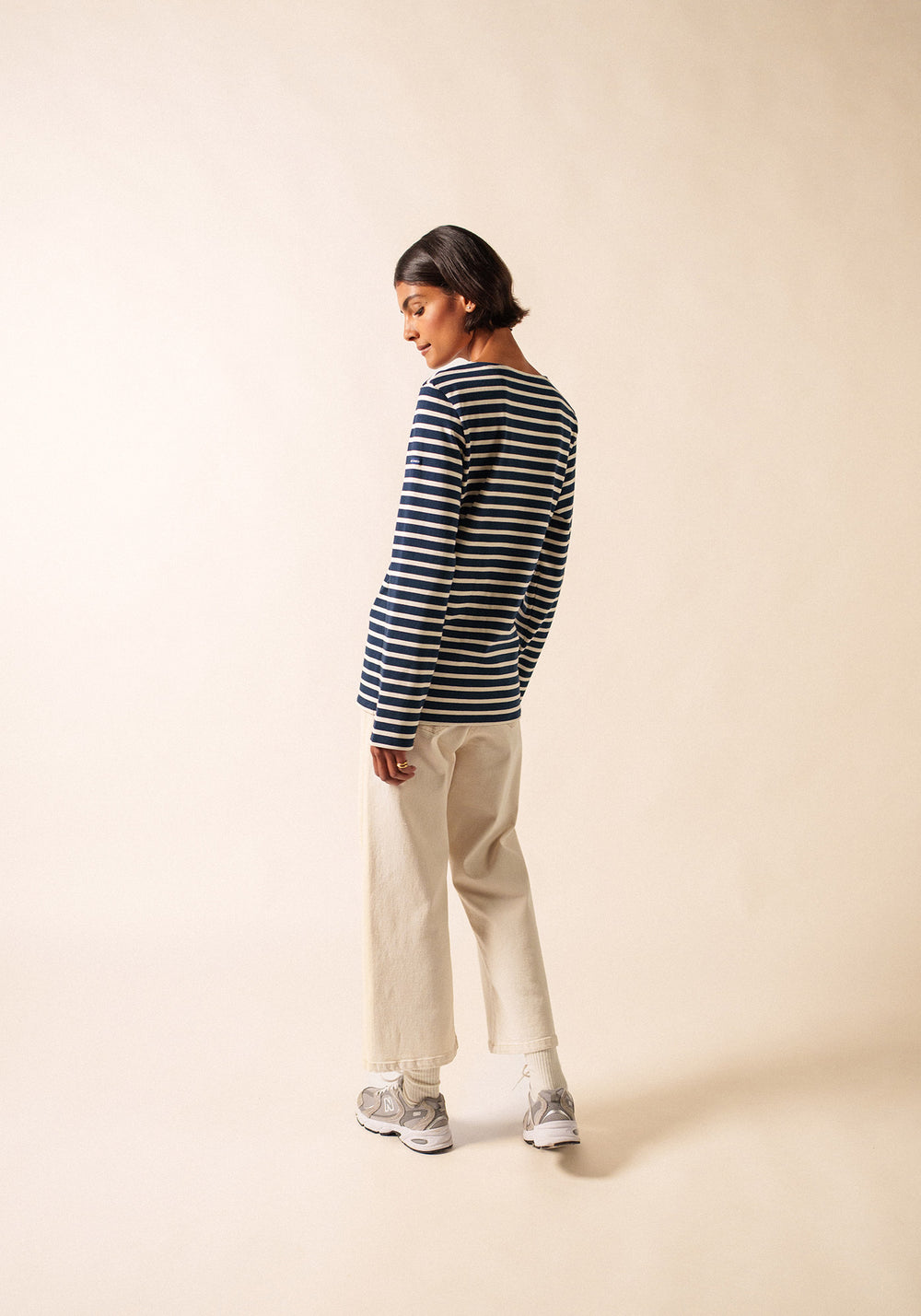 Méridien Breton shirt (MARINE/ECRU)