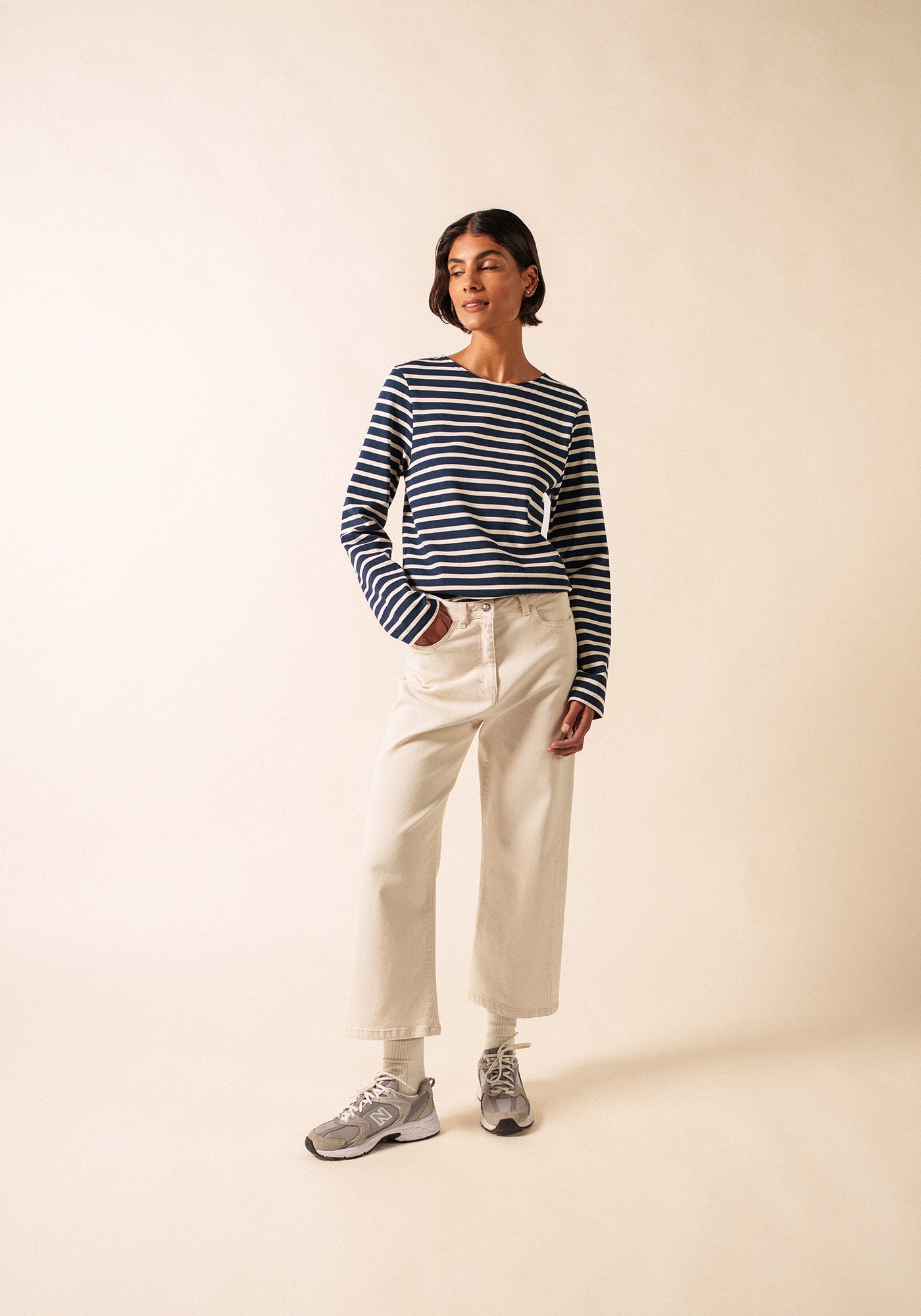 Méridien Breton shirt (MARINE/ECRU)