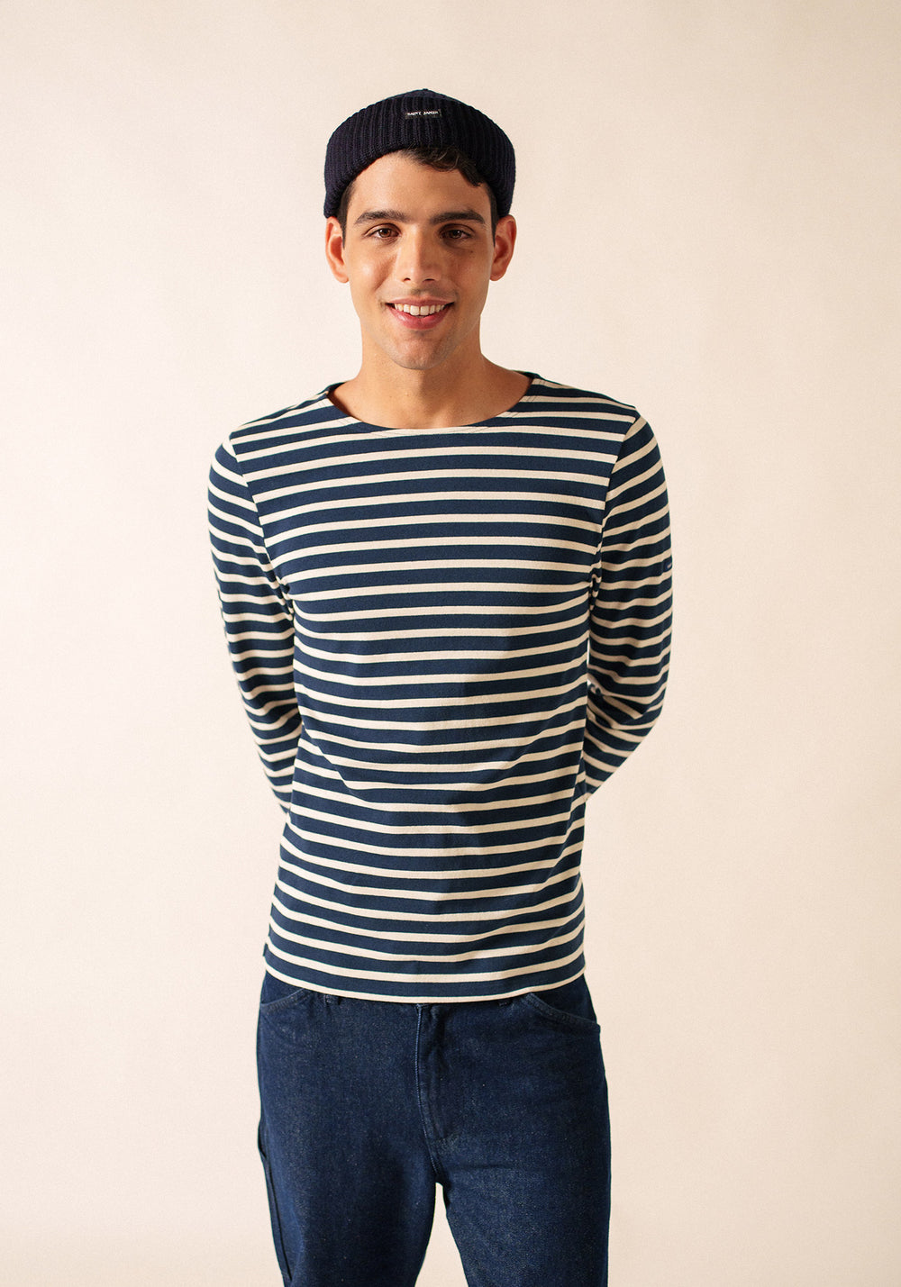 Méridien Breton shirt (MARINE/ECRU)