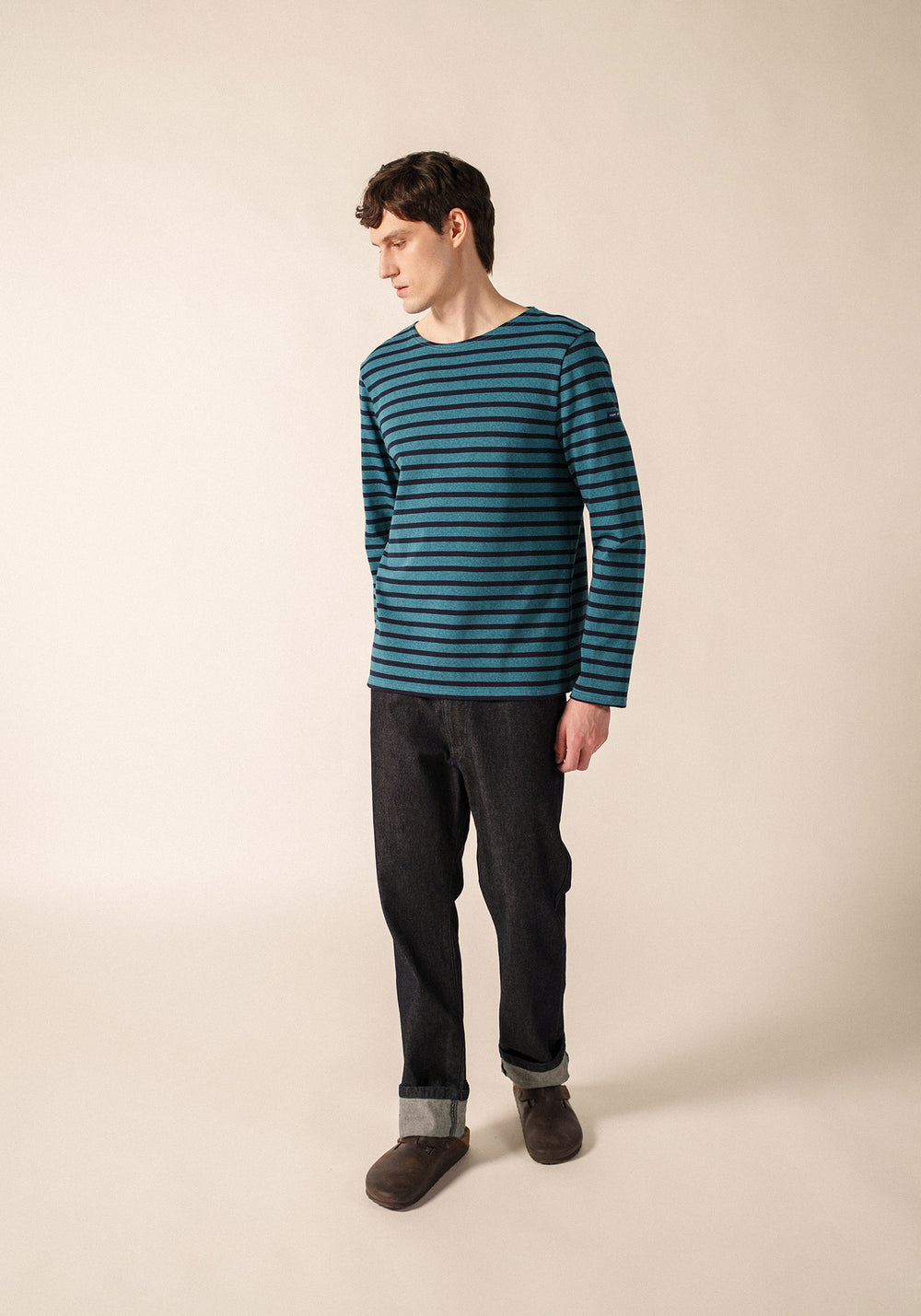 Camisa Méridien Breton (CELESTE CHINE/AZUL MARINO)