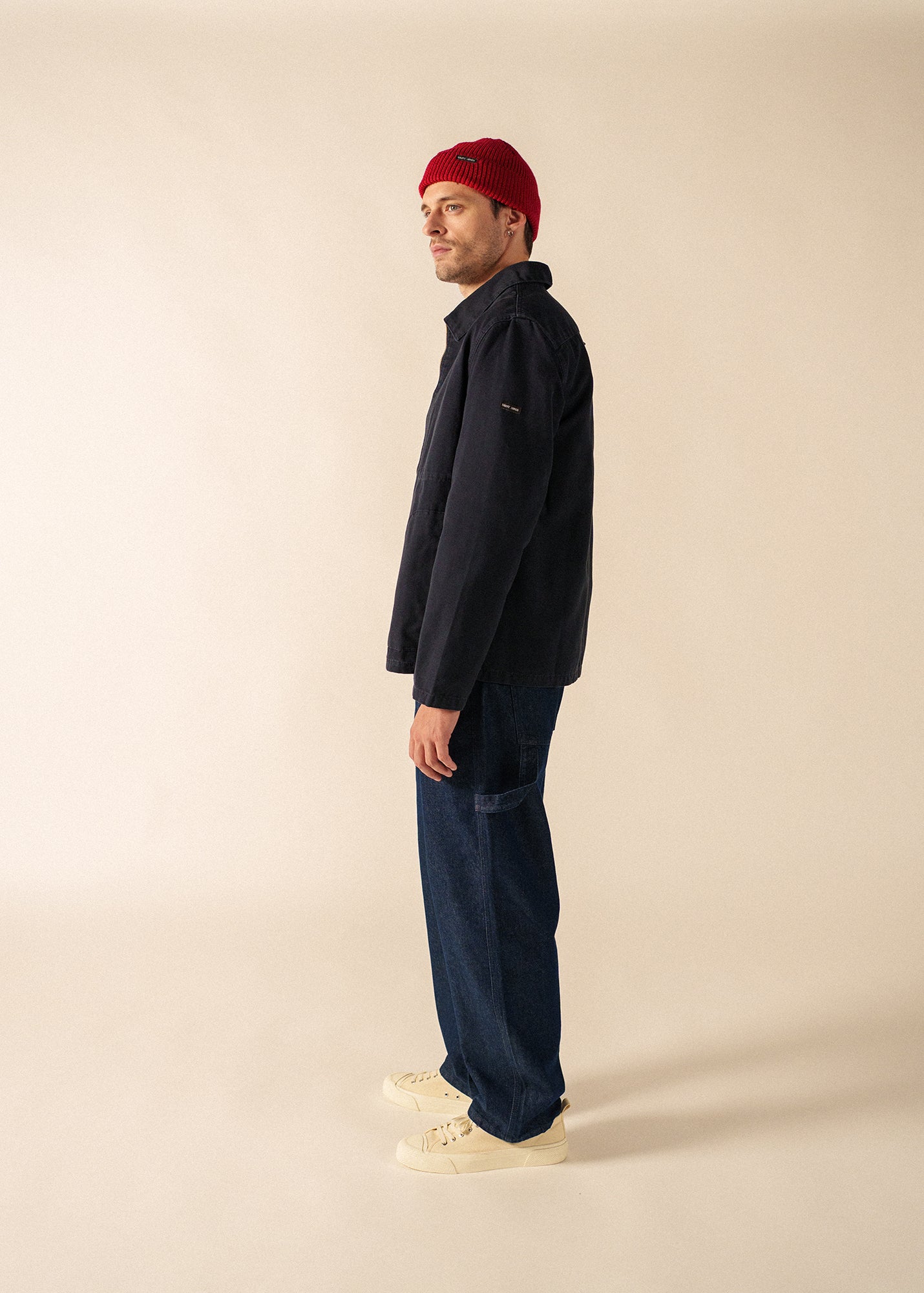 buoybuoy 8ozDENIM SMOCK ベスト Nemo authentic sailor smock in cotton canvas | SAINT JAMES