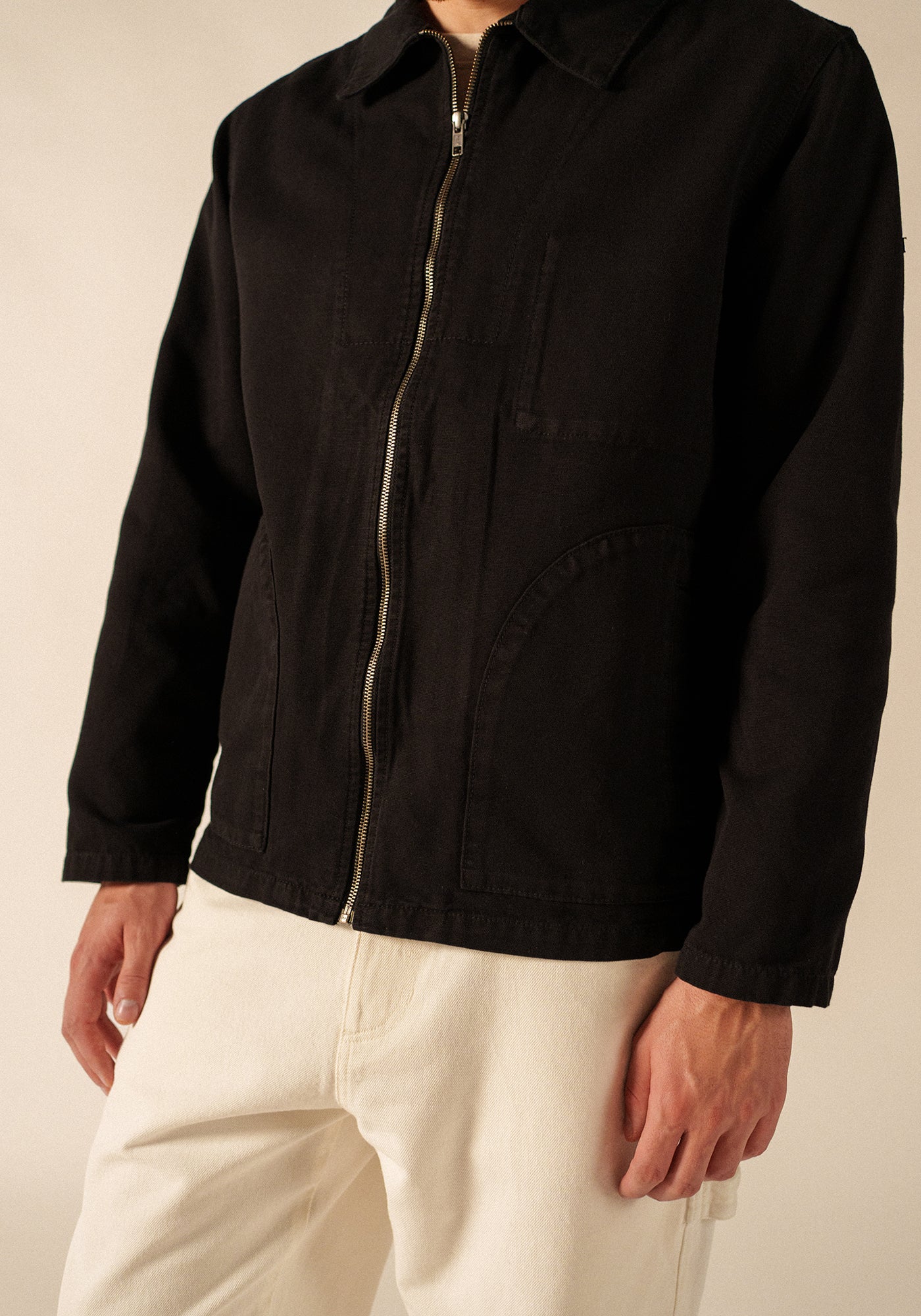 Chaqueta tipo smock Zephyr (NOIR)