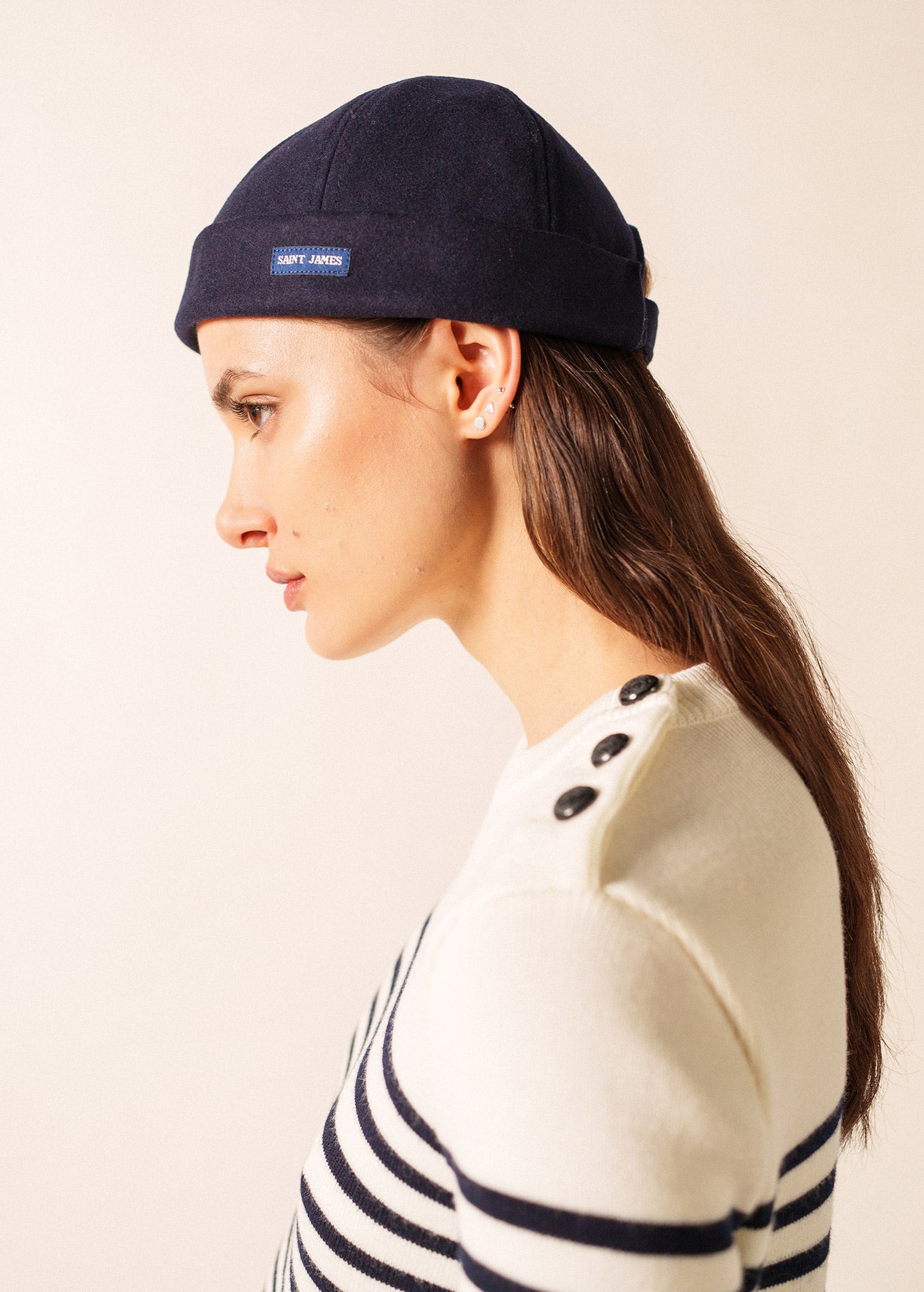 Miki traditional deck hat in wool | SAINT JAMES Official website