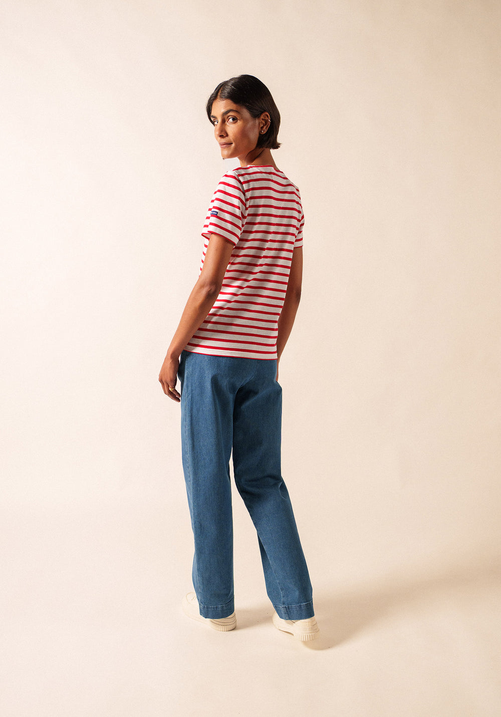 Etrille Breton shirt (NEIGE/TULIPE)