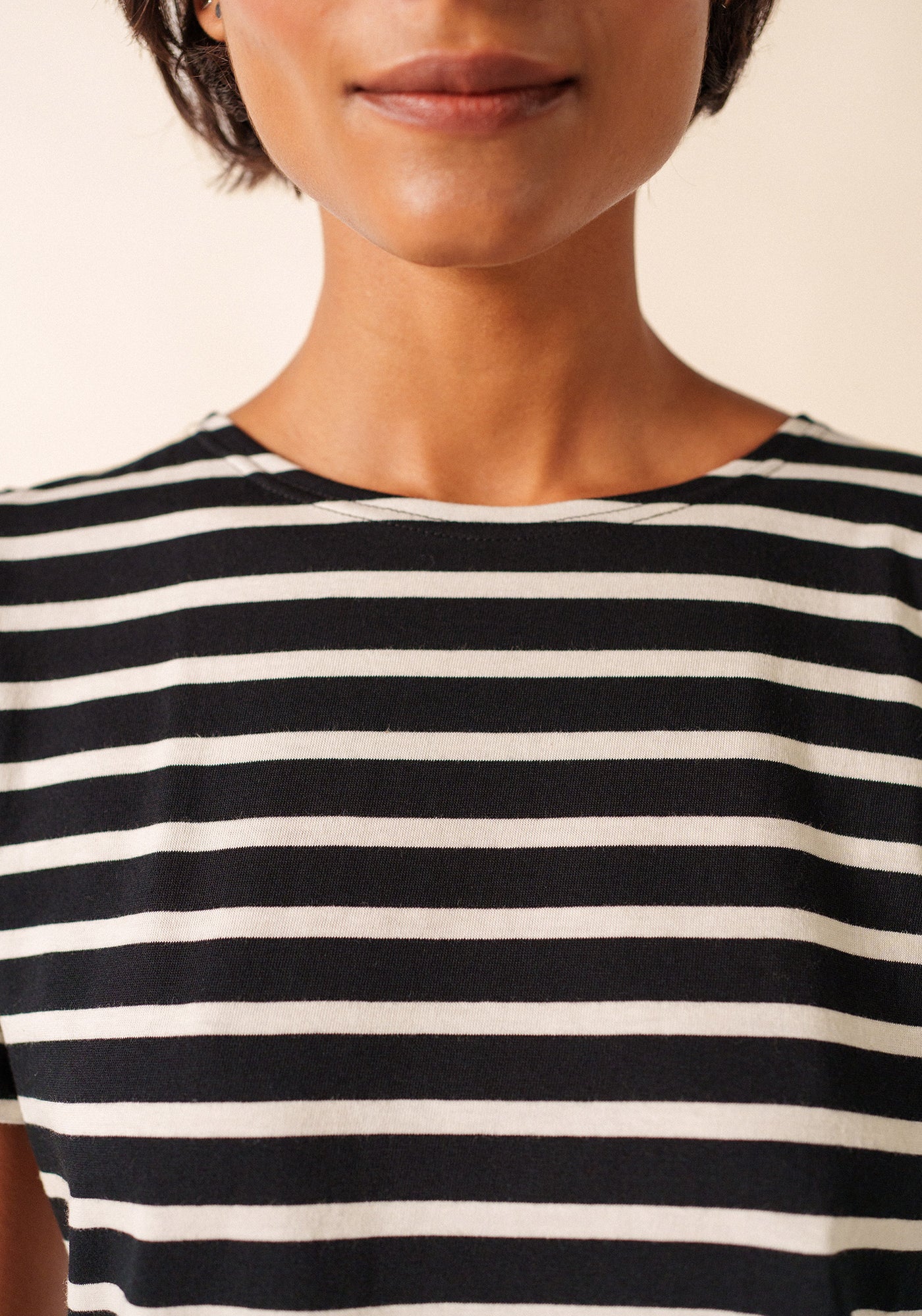Camisa Etrille Breton (NEGRO/ECRU)