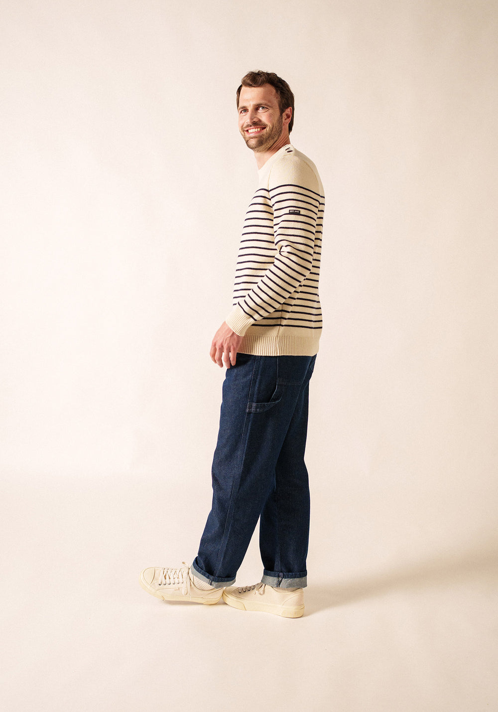 Binic sailor jumper (ECRU/MARINE)
