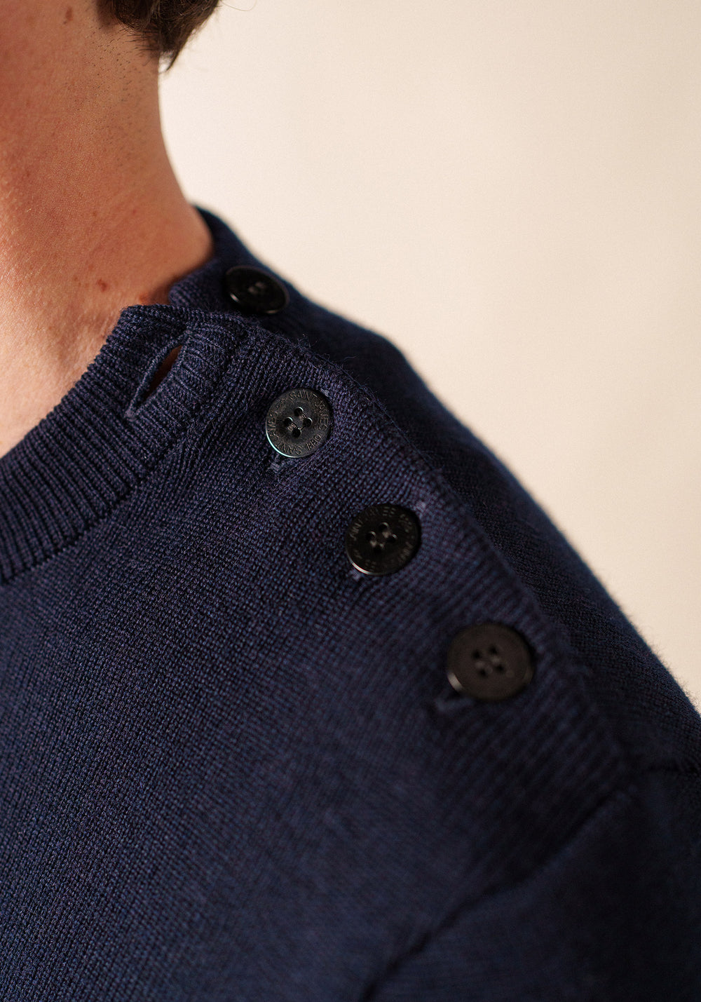 Binic sailor jumper (MARINE/ECRU)