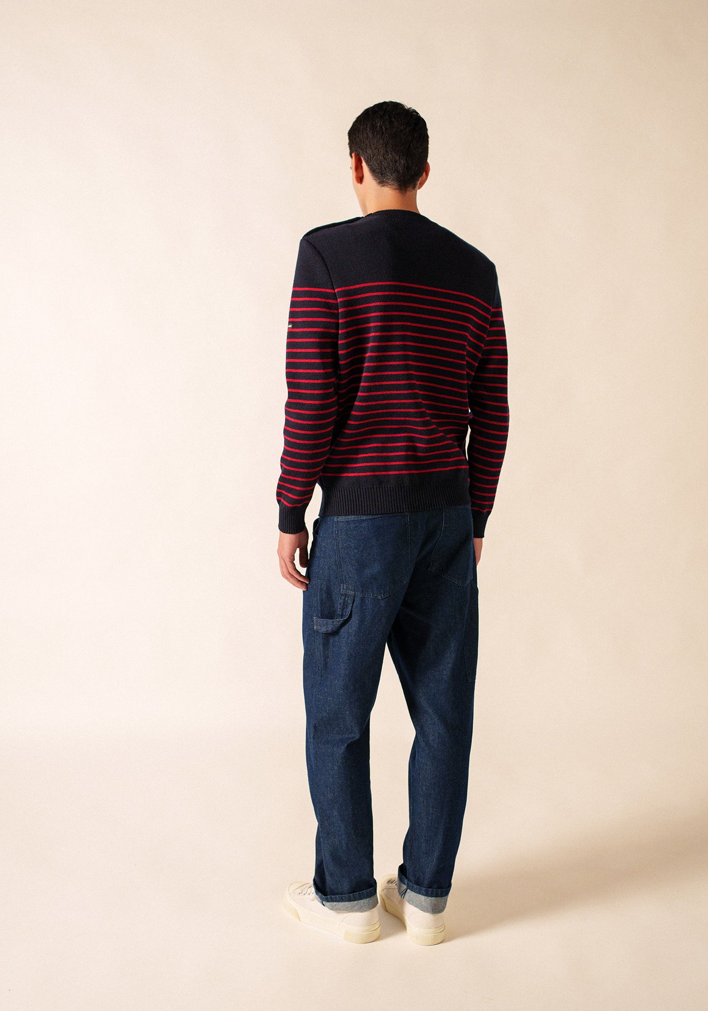 Binic sailor jumper (NAVY/MEDOC)
