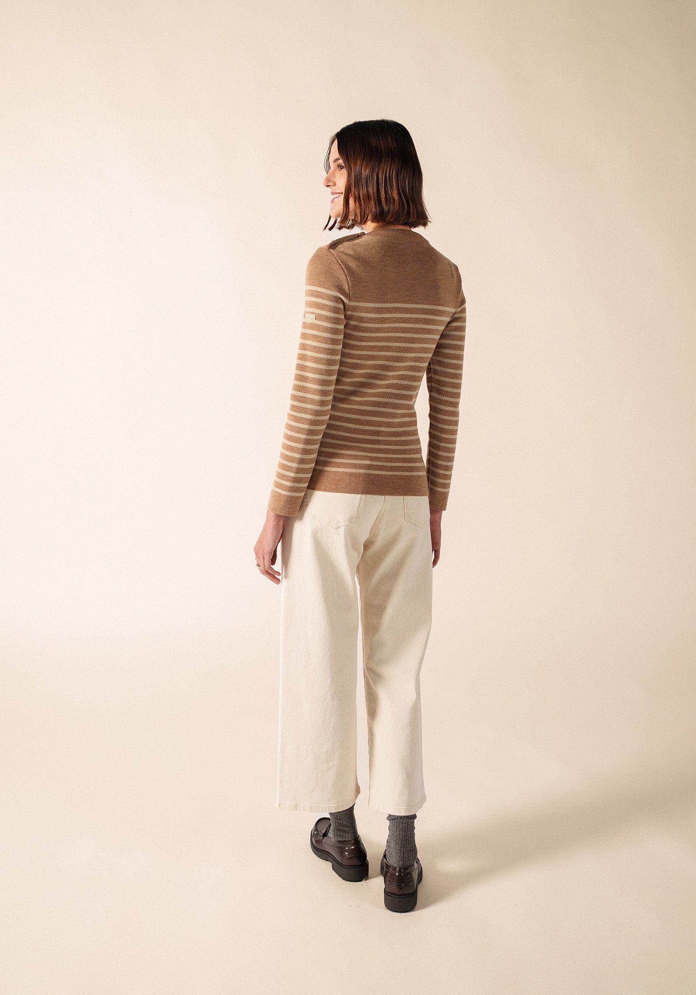 Marée sailor jumper (BEIGE FONCE/BEIGE)
