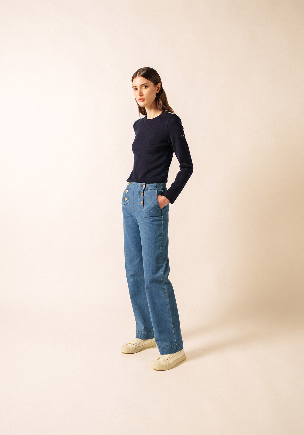 Marée sailor jumper (NAVY)