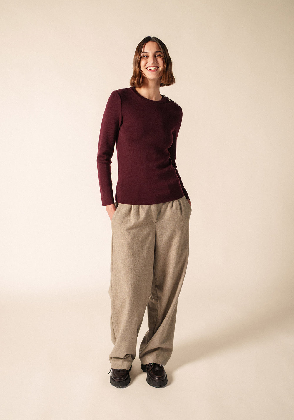 Marée sailor jumper (TWEED)