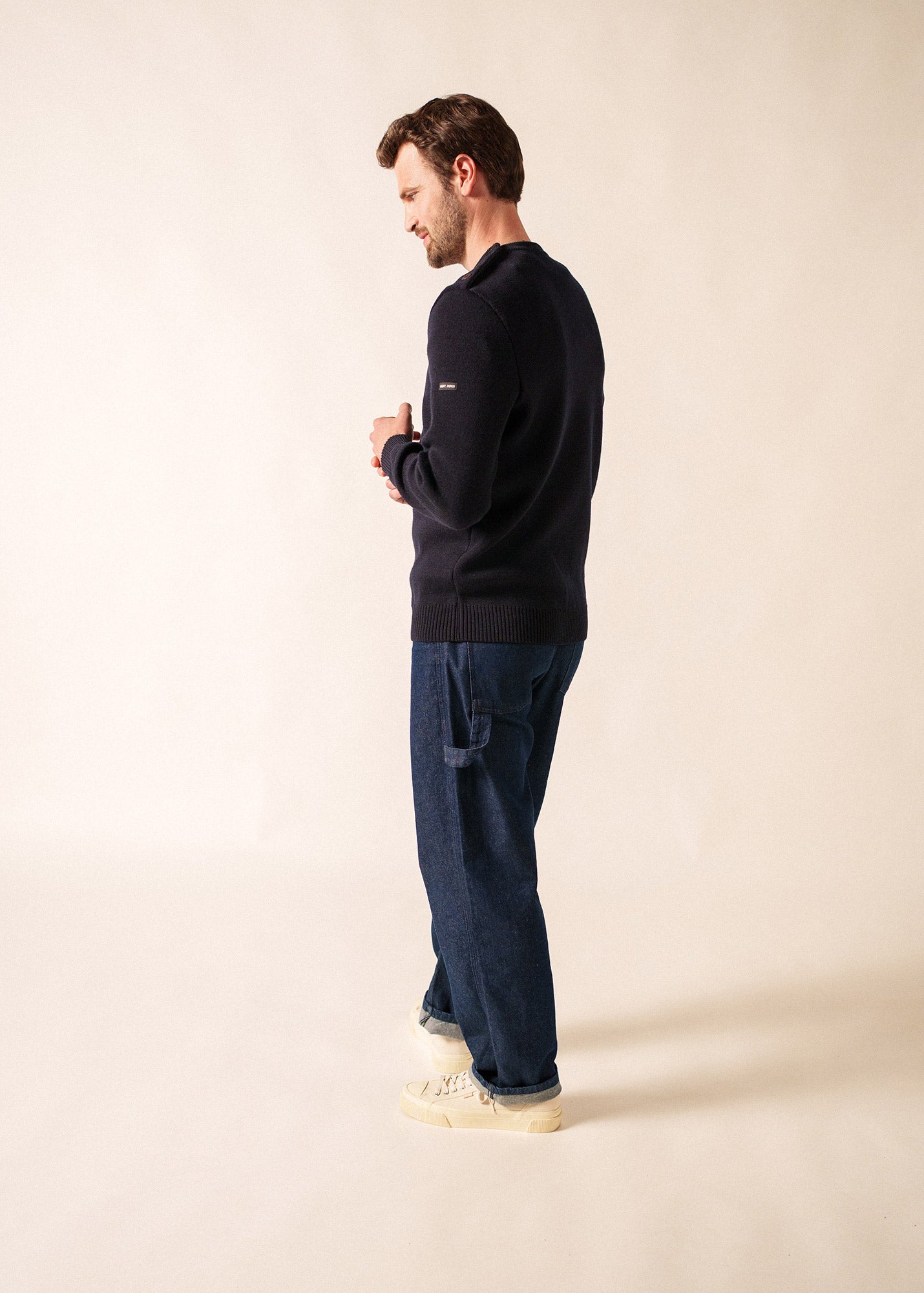 Cancale sailor jumper regular fit, in pure new wool | SAINT JAMES
