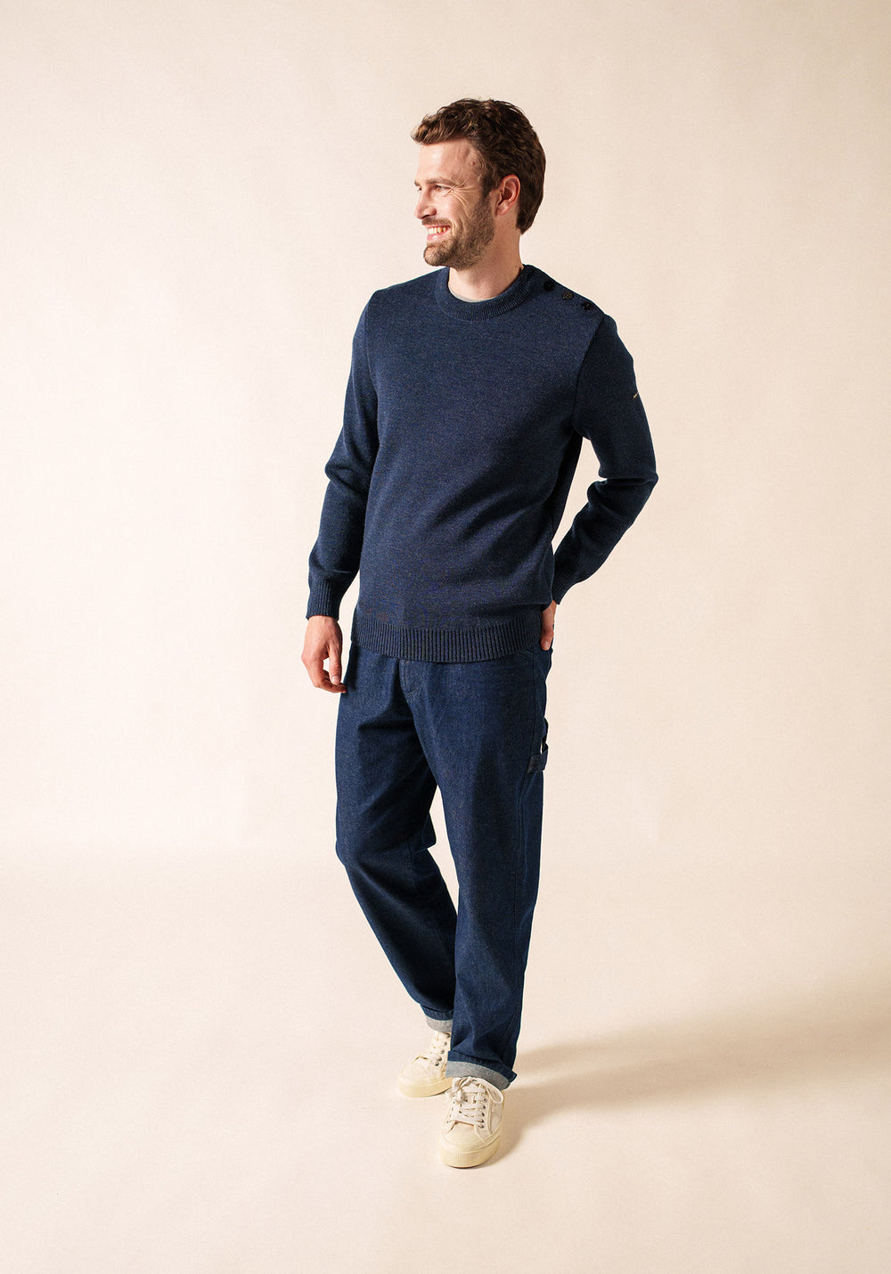 Cancale sailor jumper (BLEU CHINE)