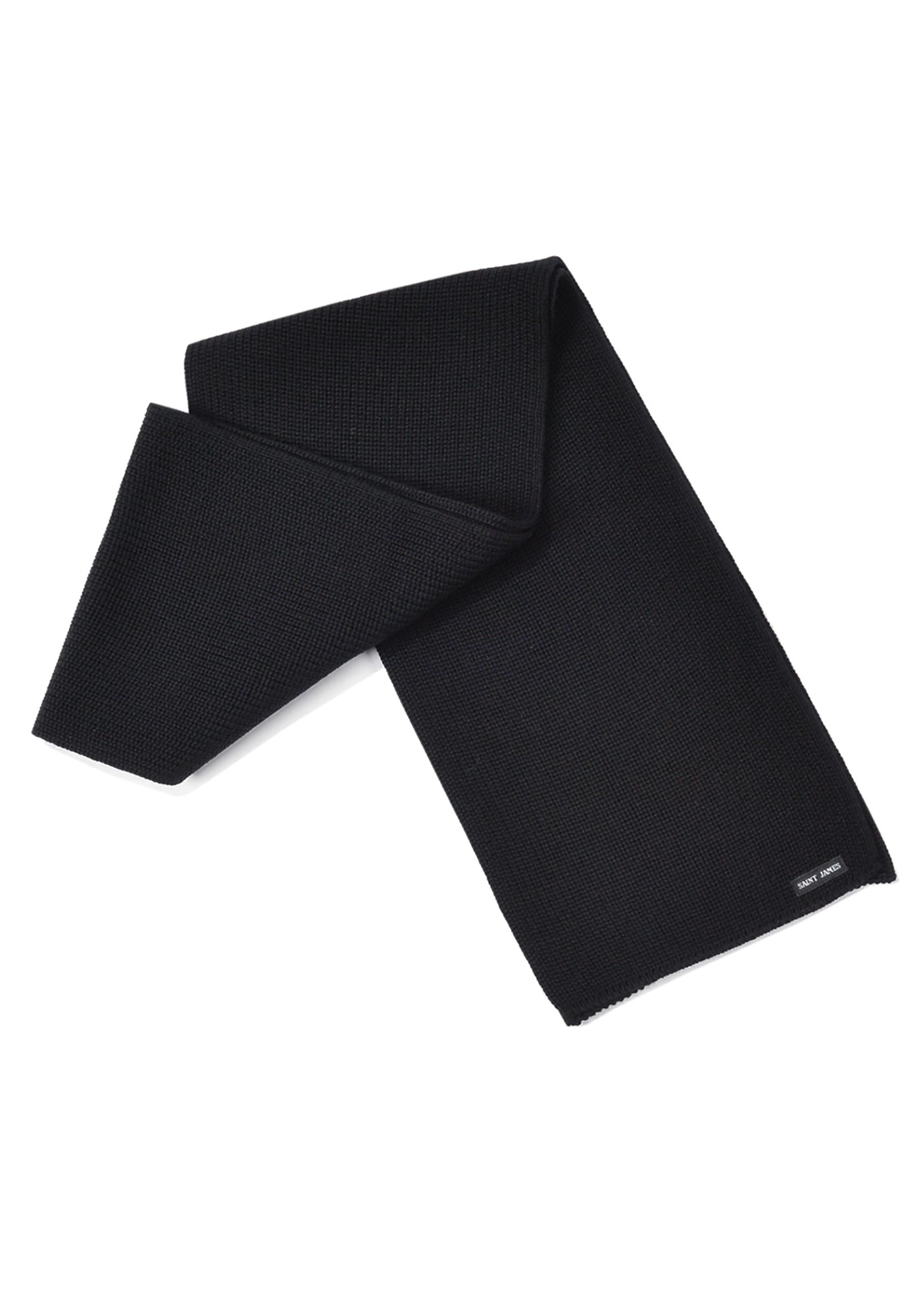 Bufanda canoa - en punto liso (NOIR)