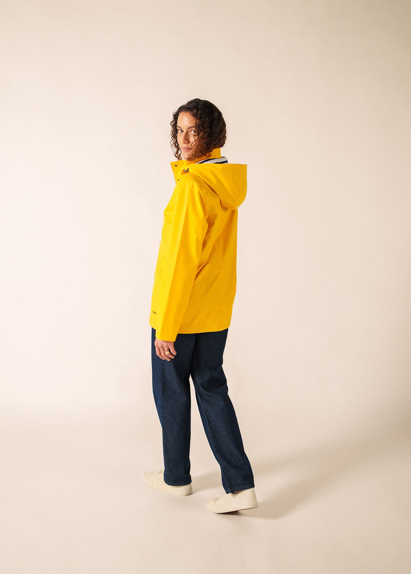 Ste Morgane parka waterproof, striped jersey lining | SAINT JAMES