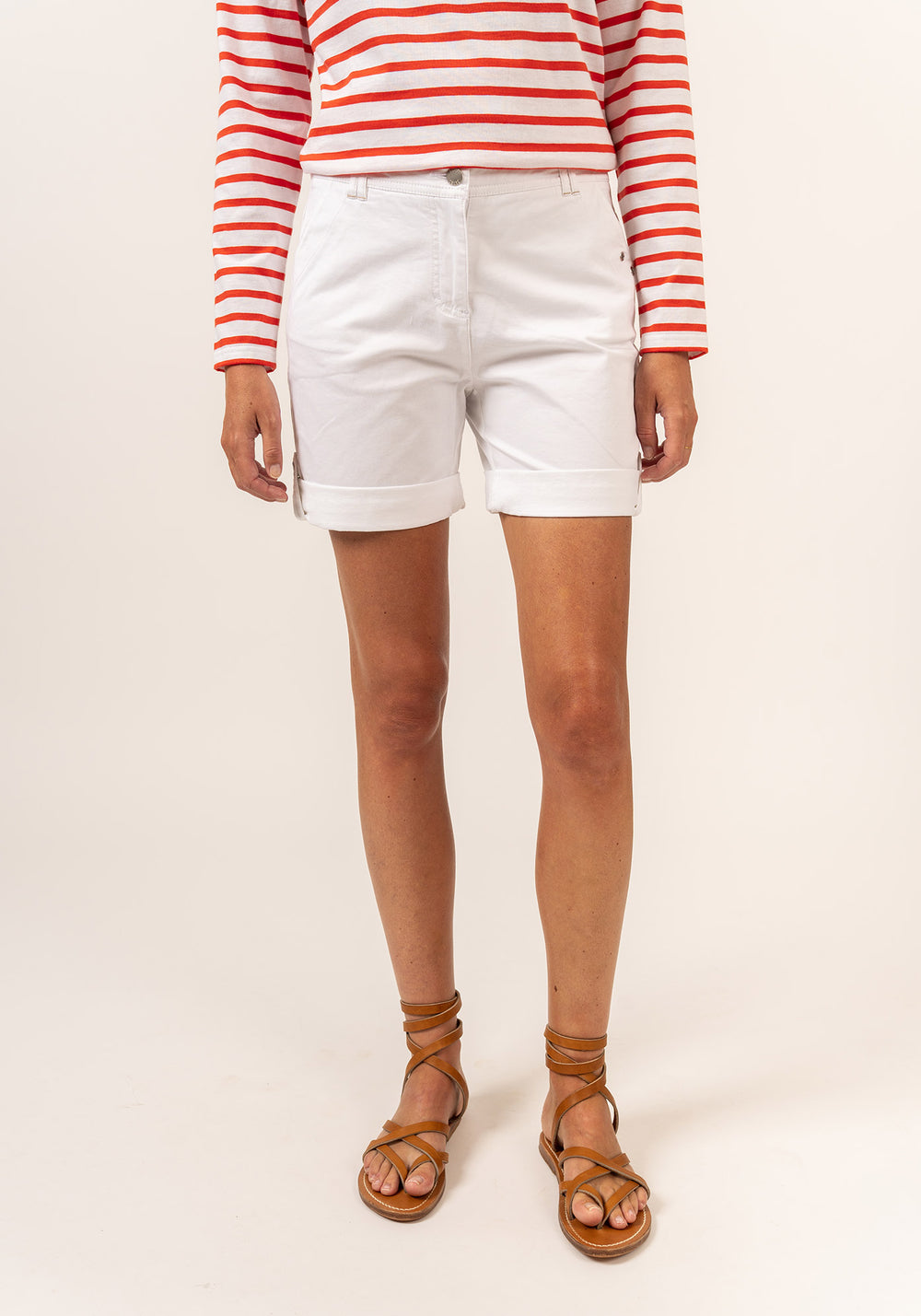 Marie Couleur shorts (BLANC)