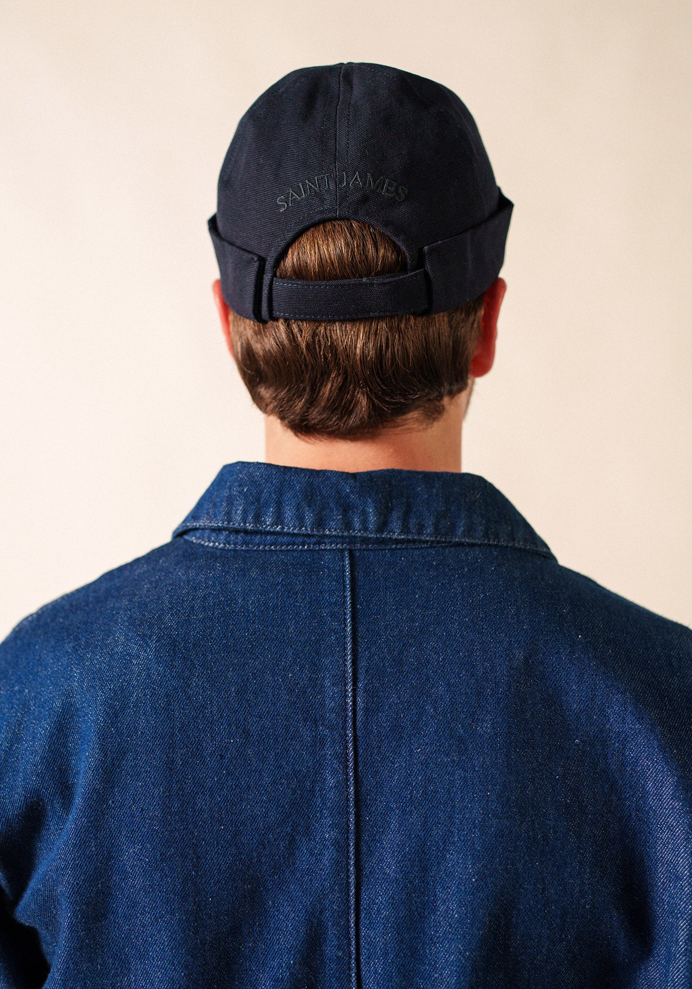 Miki Canevas hat (MARINE)