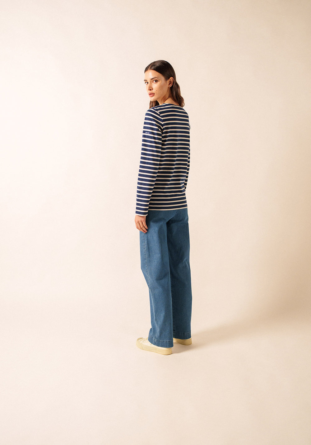 Minquiers Breton shirt (MARINE/ECRU)