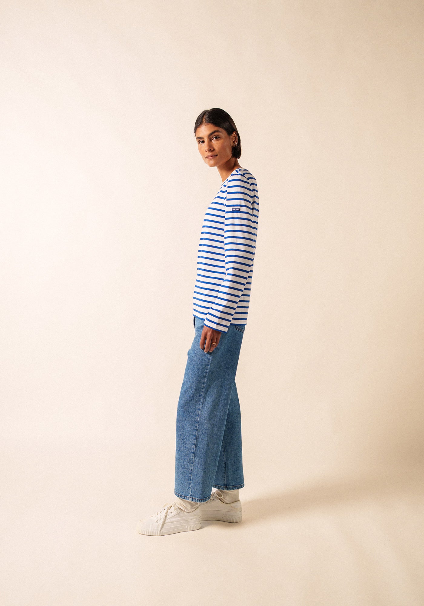 Minquiers Breton shirt (NEIGE/GITANE)