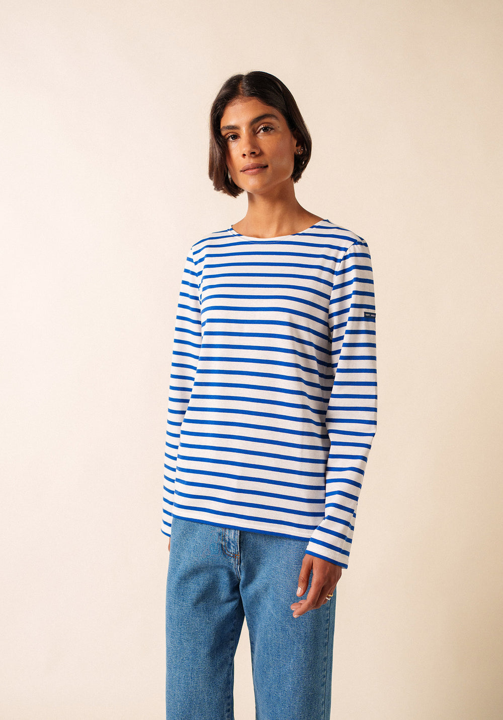 Minquiers Breton shirt (NEIGE/GITANE)