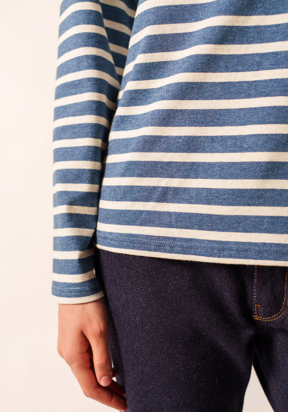 Minquiers Breton shirt (JEAN/CHANVRE)