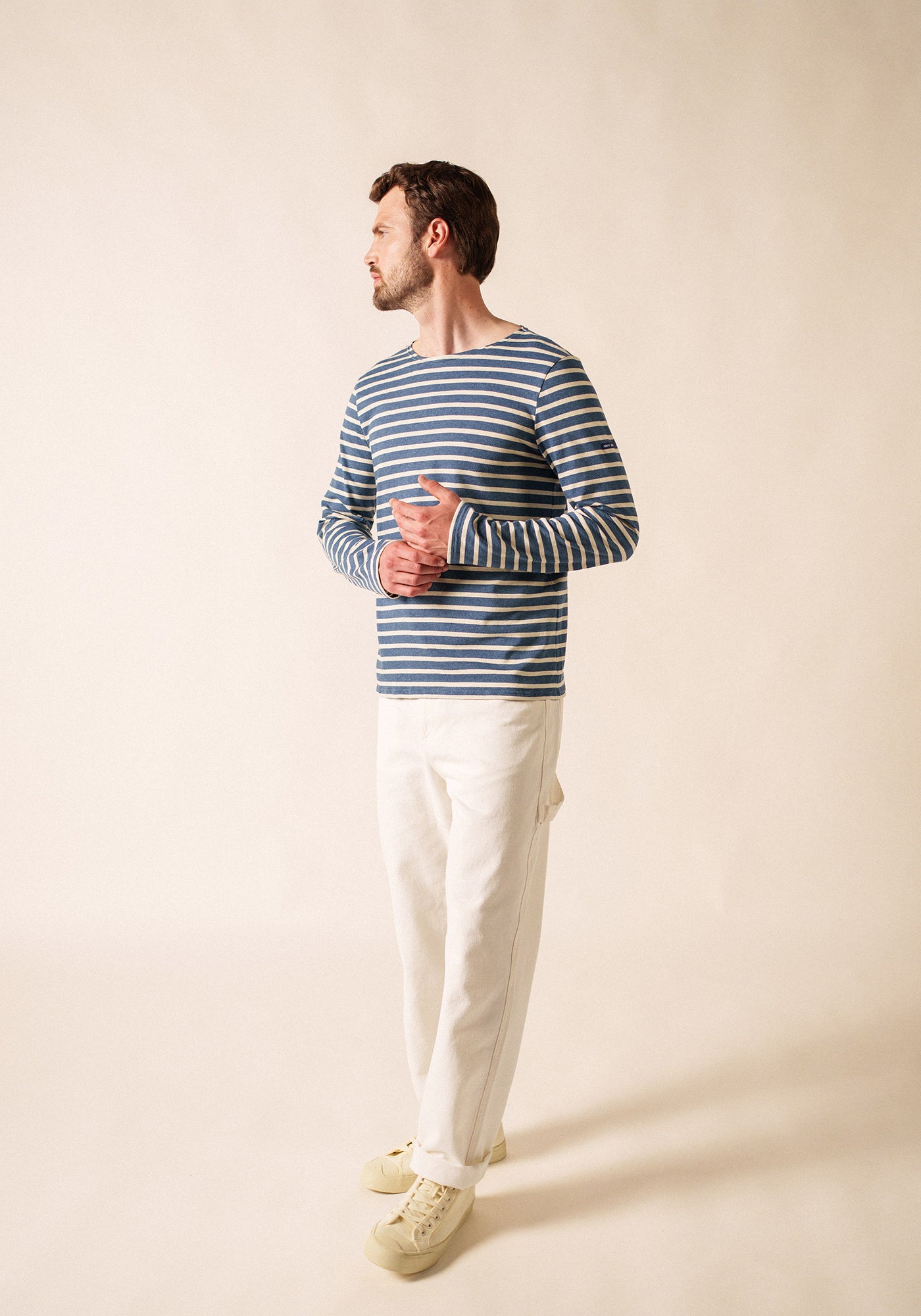 Minquiers Breton shirt (JEAN/CHANVRE)