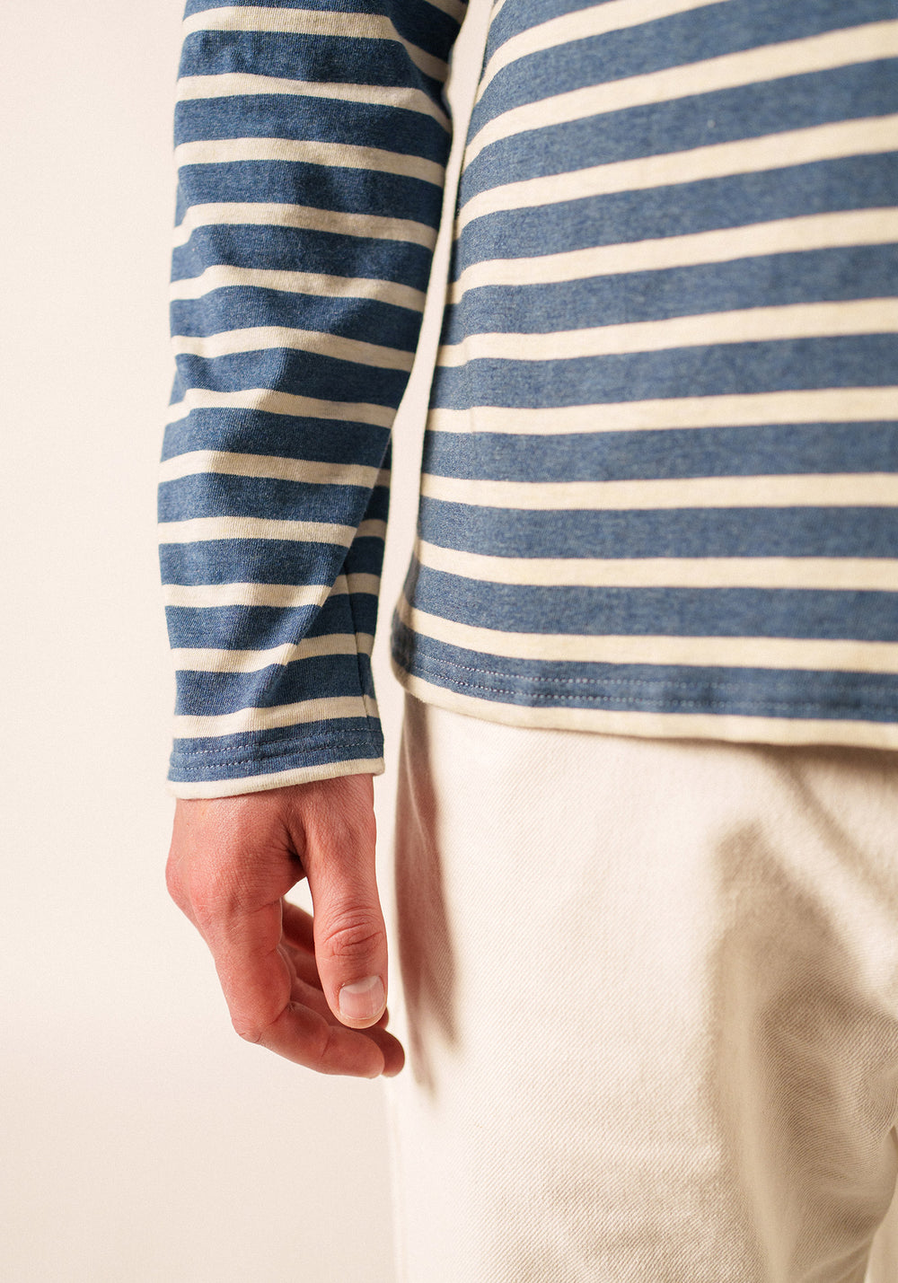 Minquiers Breton shirt (JEAN/CHANVRE)