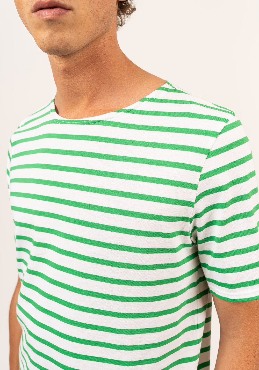 Levant Breton shirt (NEIGE/VERT)