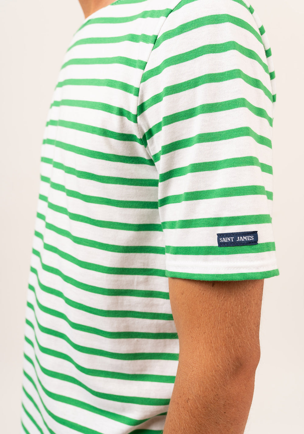 Levant Breton shirt (NEIGE/VERT)