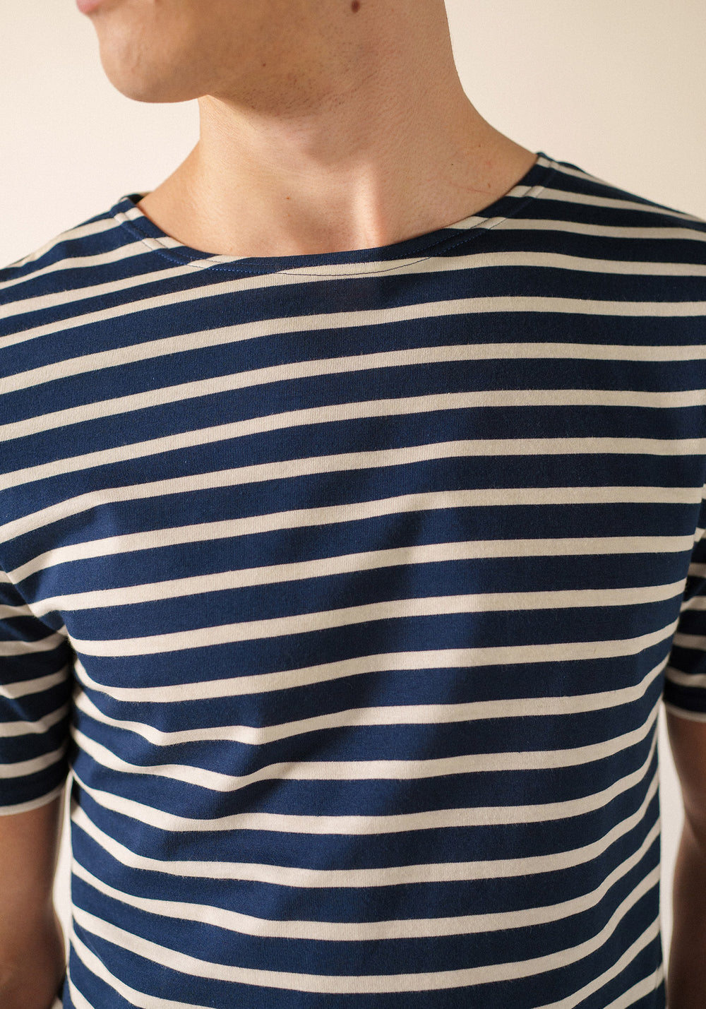 Camisa bretona levantina (MARINA/ECRU)