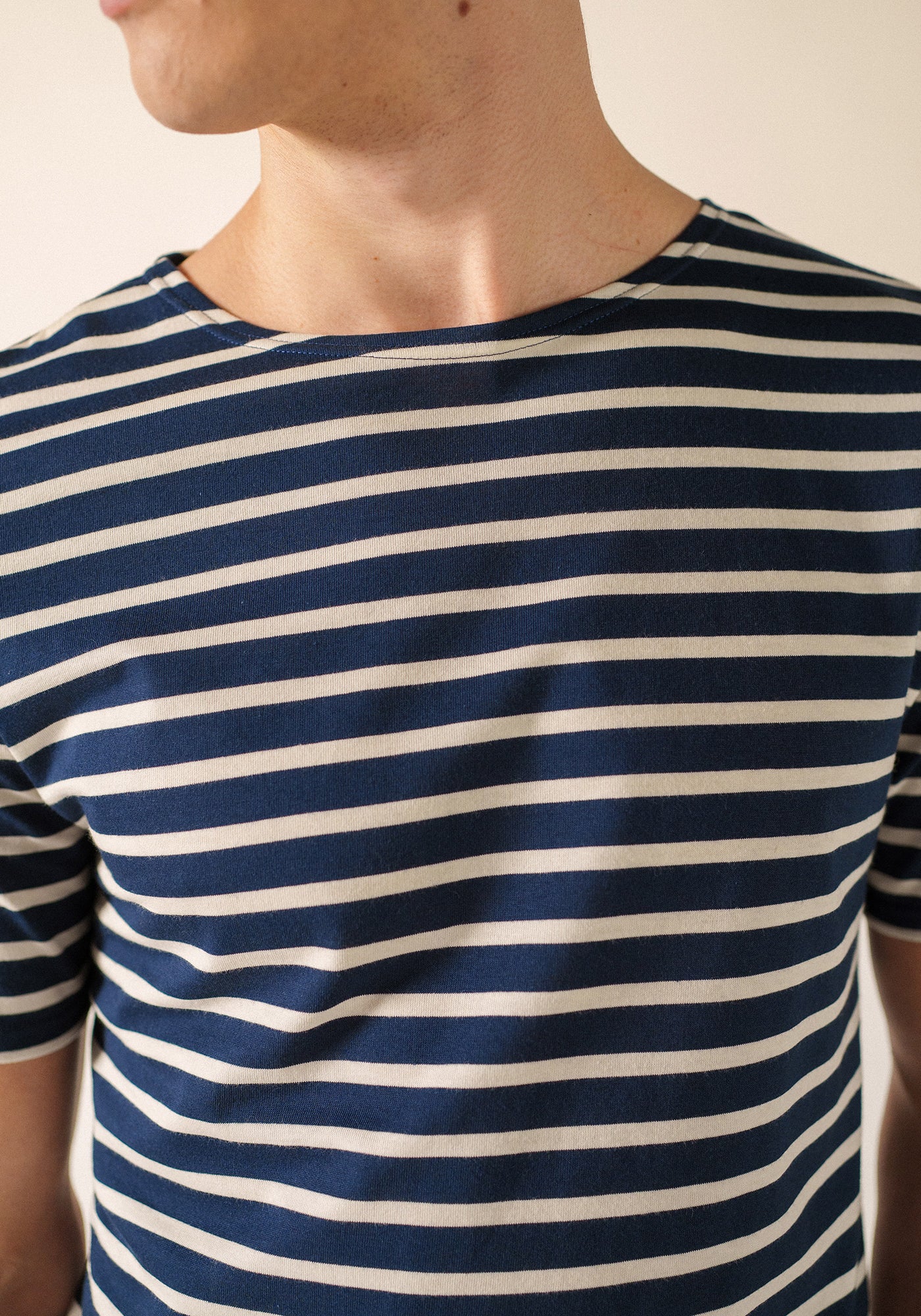 Levant Breton shirt (MARINE/ECRU)