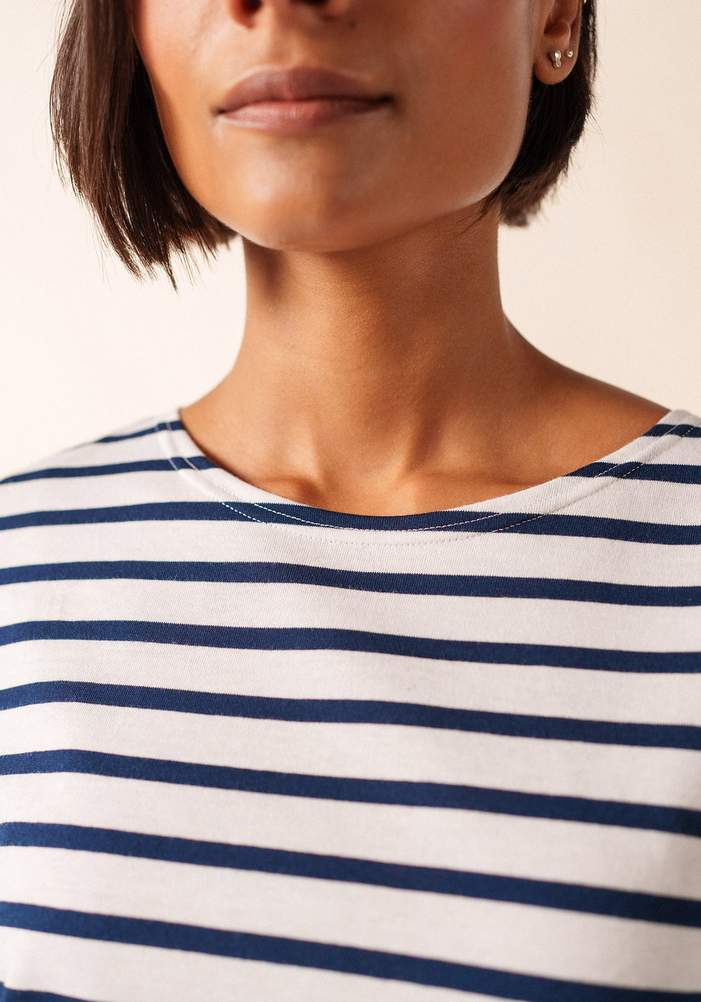 Levant Breton shirt (NEIGE/MARINE)